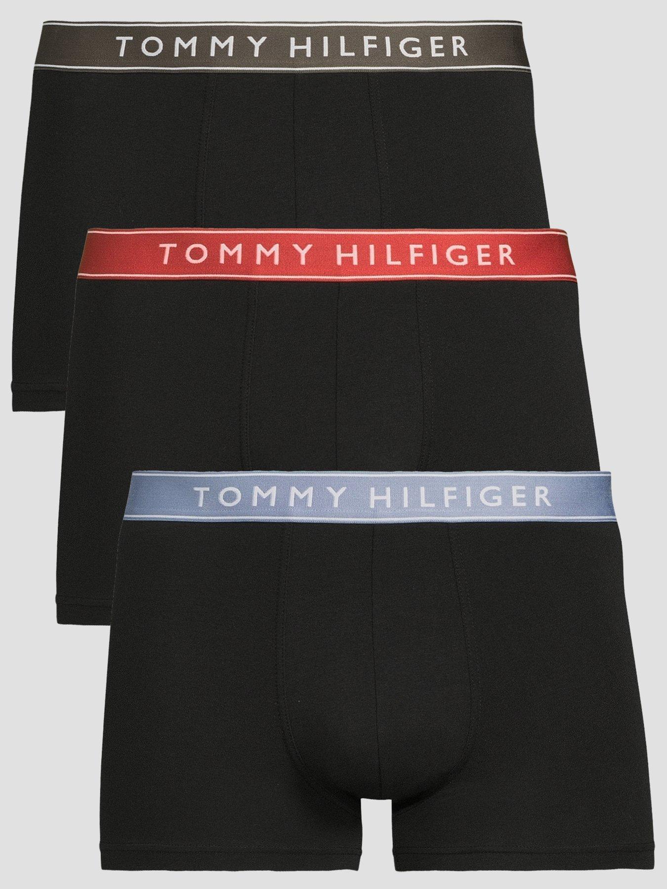 Image 1 of 3 of Tommy Hilfiger 3 Pack Everyday Essentials Trunks - Black