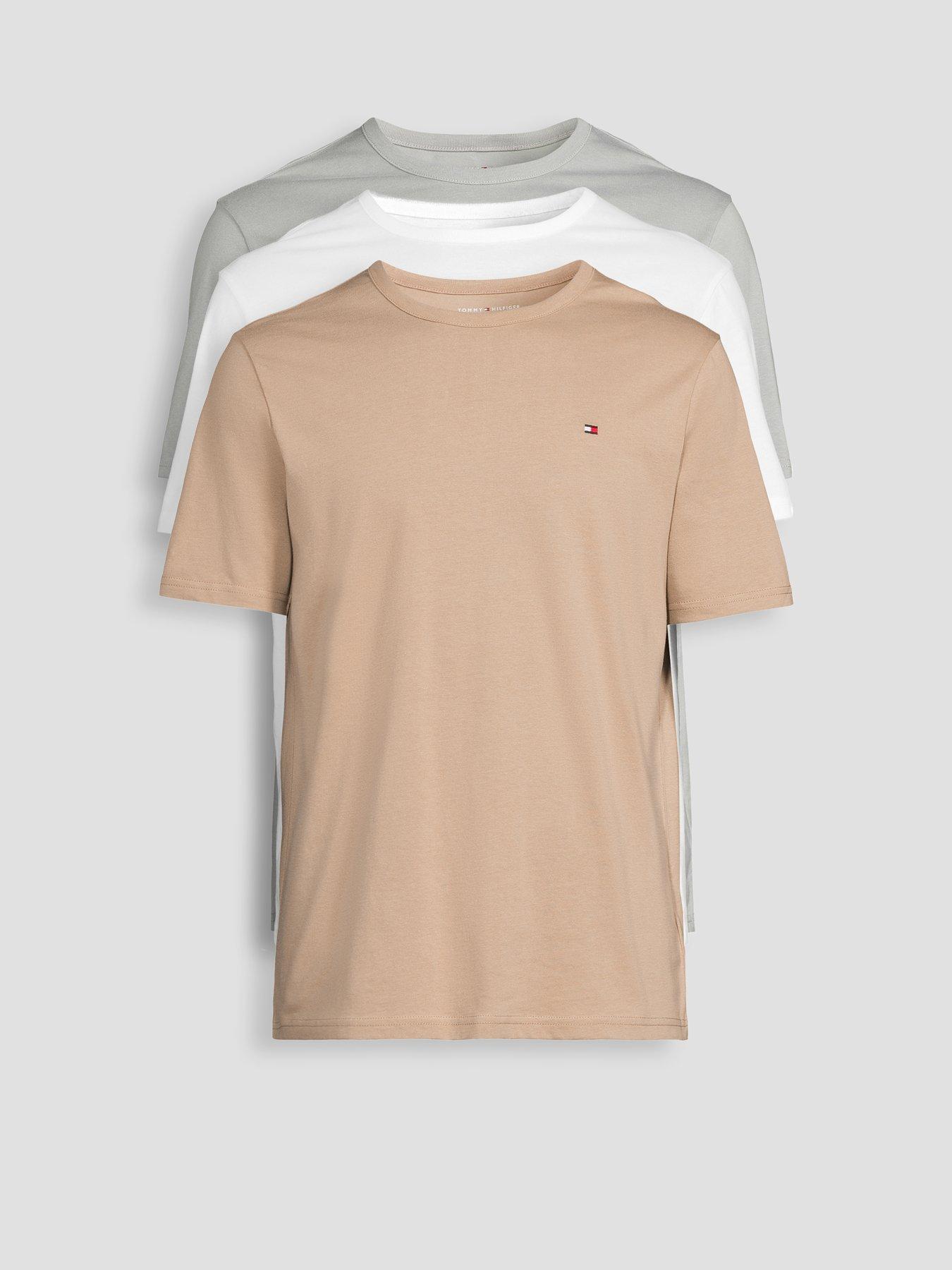 Image 1 of 5 of Tommy Hilfiger 3 Pack Essential T-Shirt - Assorted