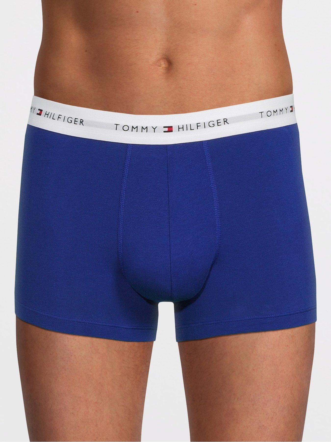  image of tommy-hilfiger-3-pack-signature-cotton-essentials-trunks-assorted