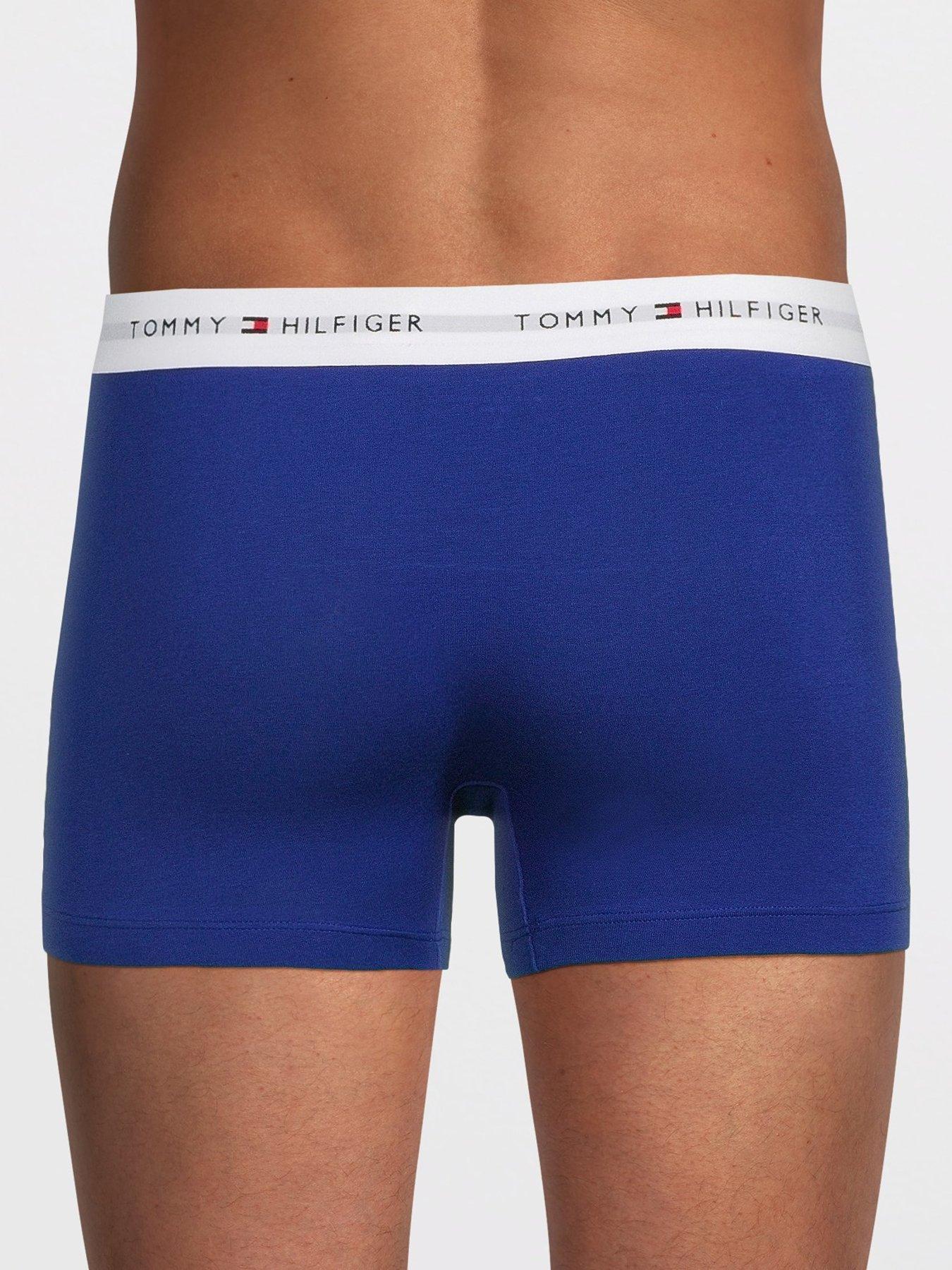  image of tommy-hilfiger-3-pack-signature-cotton-essentials-trunks-assorted