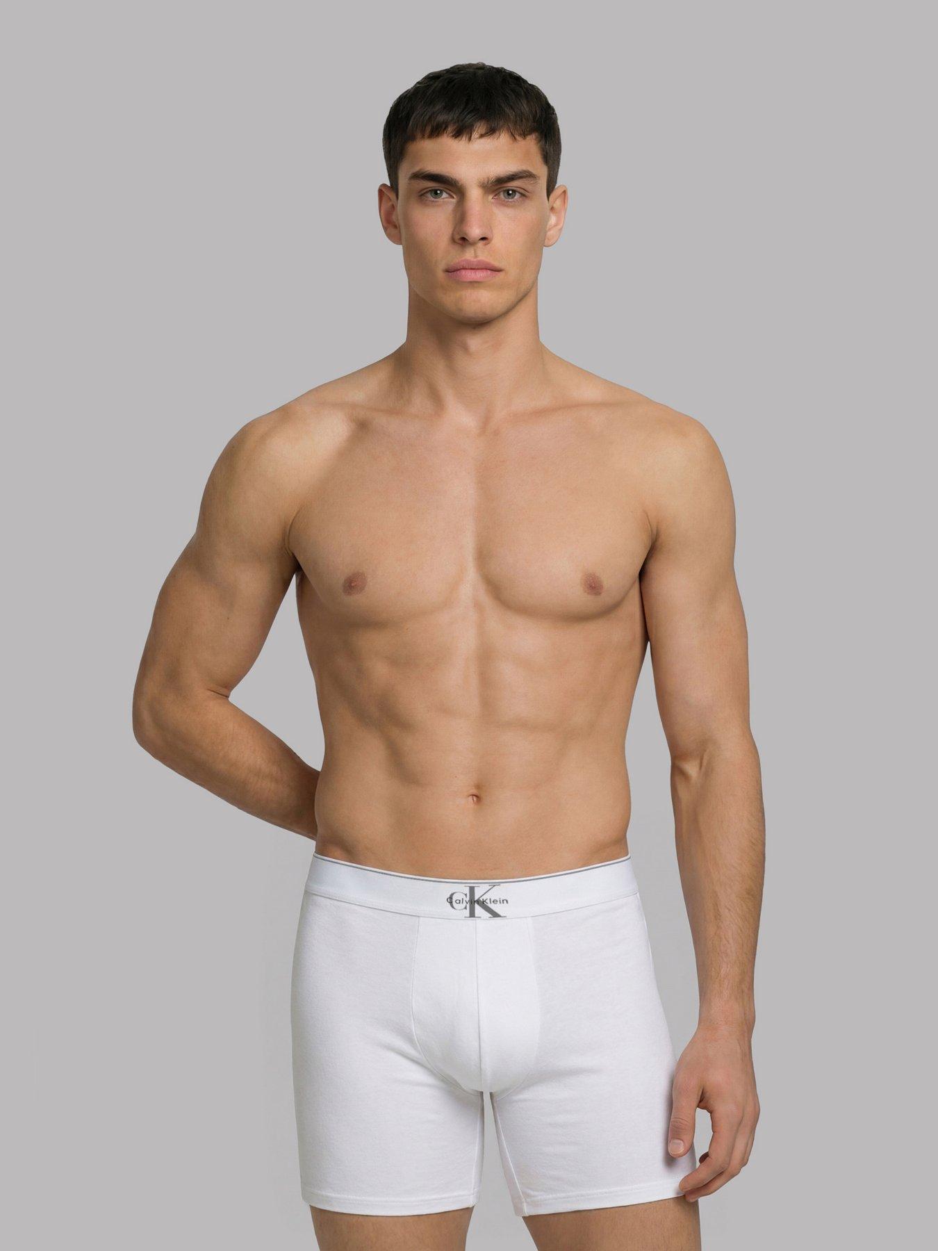 Image 2 of 4 of Calvin Klein Calvin Klein Underwear Archive Cotton 3 Pack Boxer Brief - Assorted