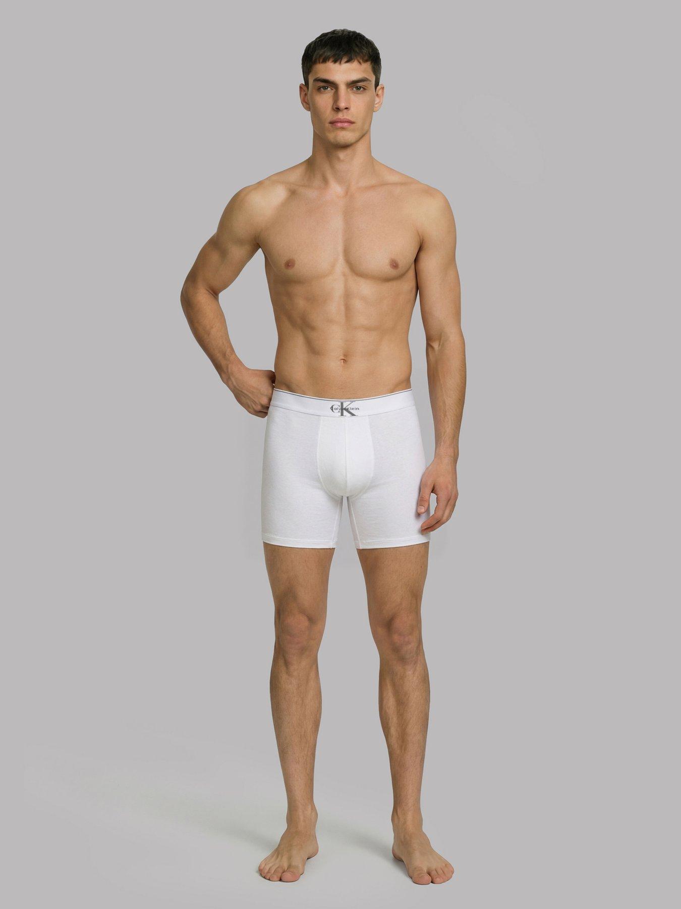 Image 4 of 4 of Calvin Klein Calvin Klein Underwear Archive Cotton 3 Pack Boxer Brief - Assorted