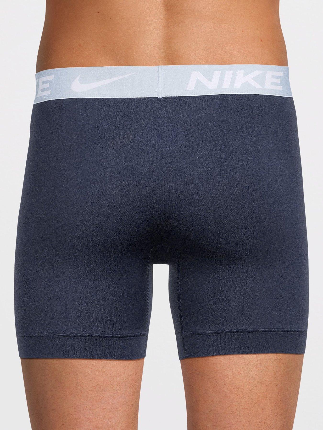 Image 3 of 3 of Nike Micro 3 Pack Boxer Brief - Blue