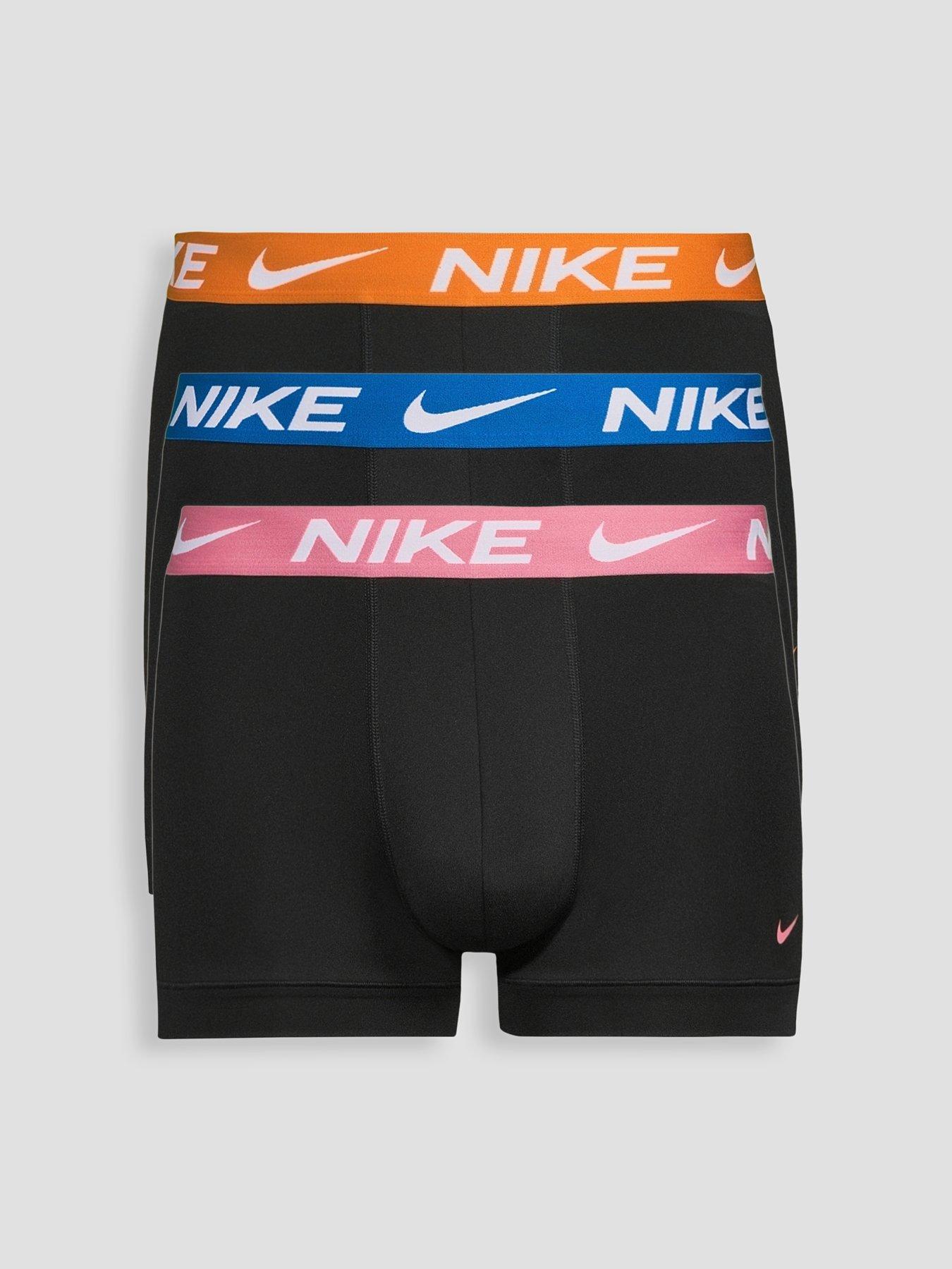 Nike Micro 3 Pack Trunks - Black/Multi