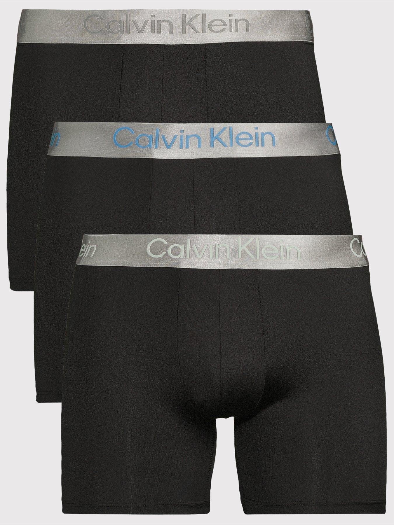  image of calvin-klein-underwear-3-pack-brushed-micro-stretch-boxer-brief-black