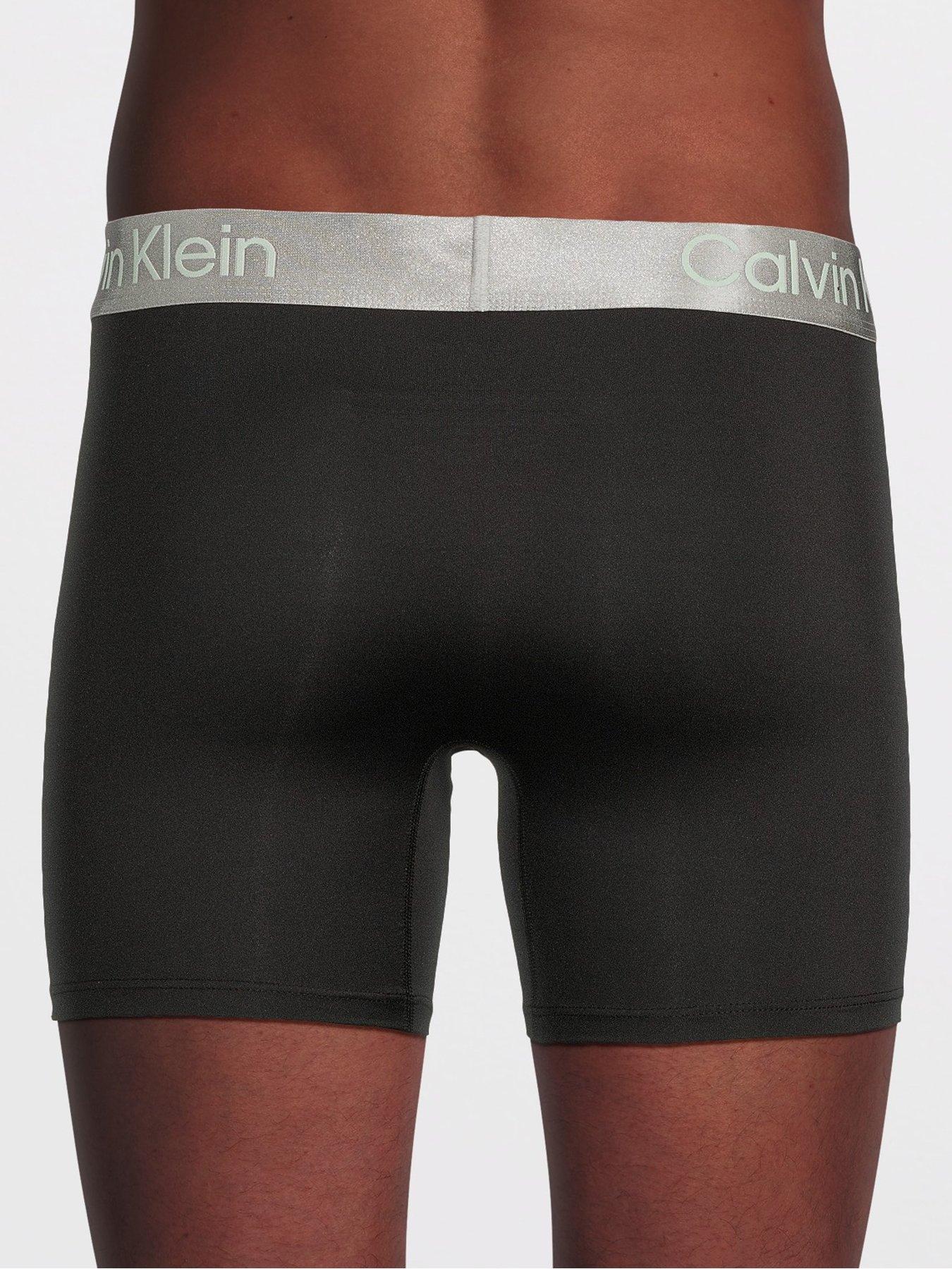  image of calvin-klein-underwear-3-pack-brushed-micro-stretch-boxer-brief-black