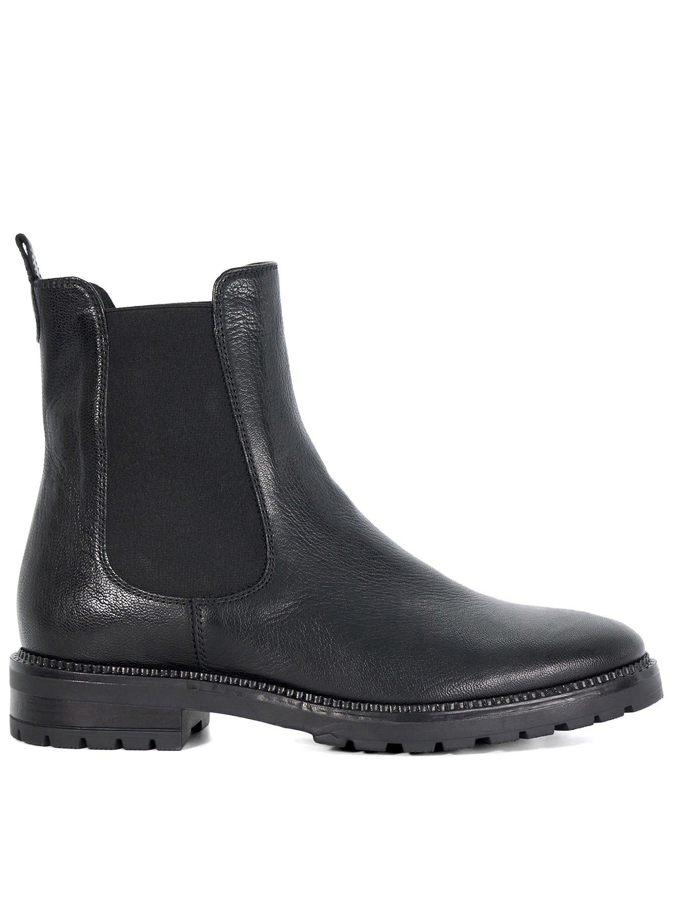 Image 2 of 6 of Dune London Poema Chelsea Boots - Black