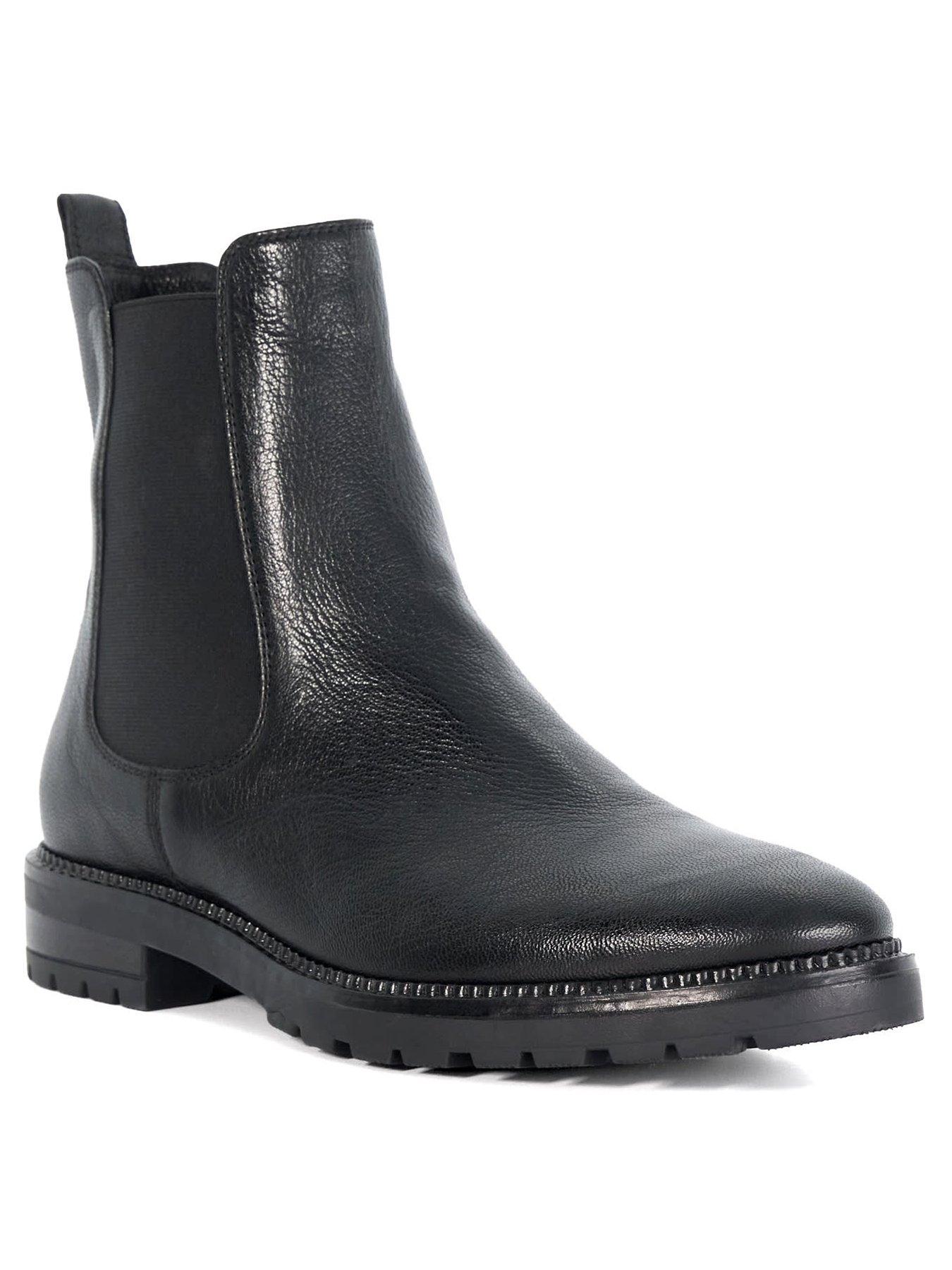 Image 3 of 6 of Dune London Poema Chelsea Boots - Black