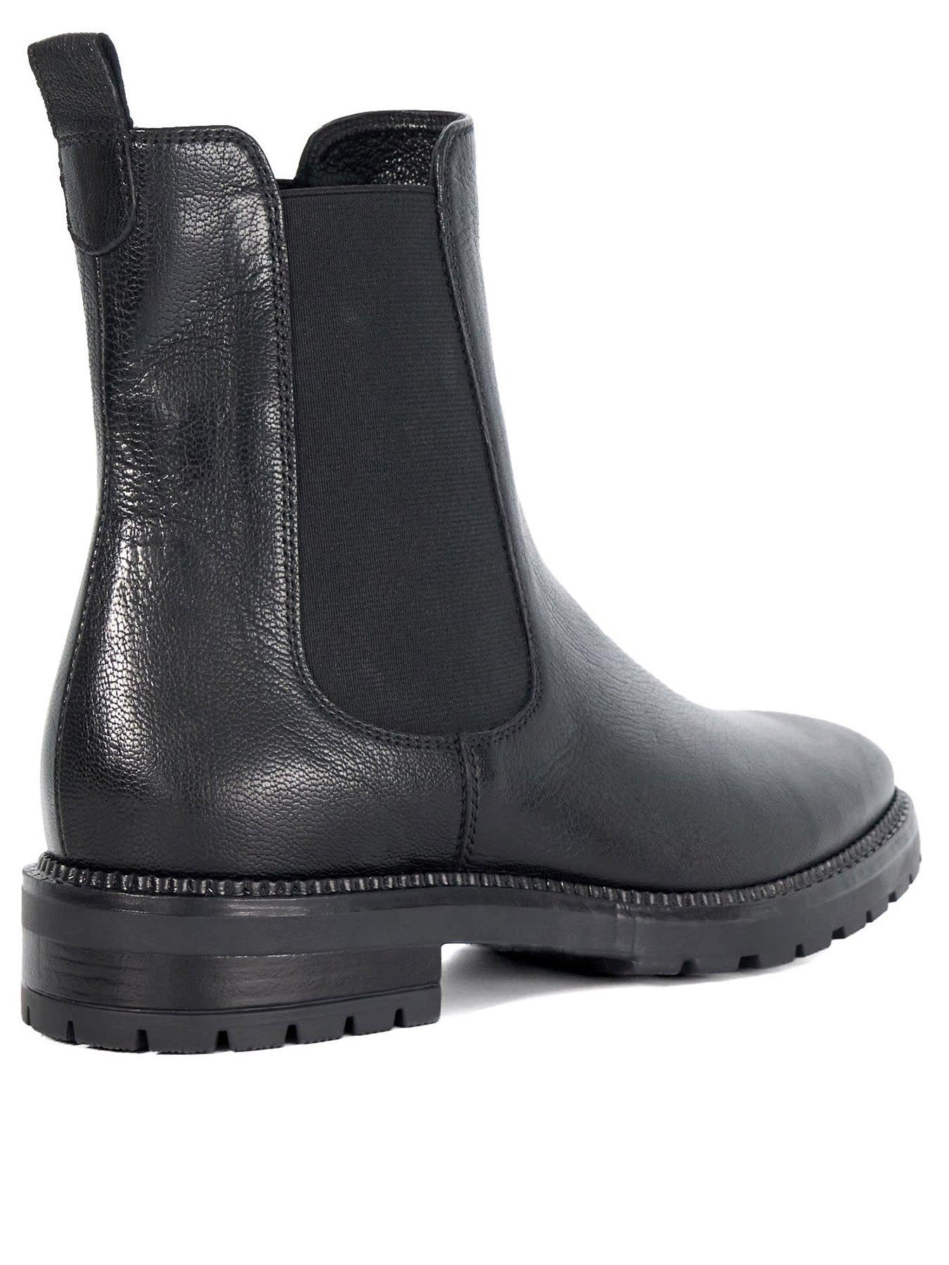 Image 4 of 6 of Dune London Poema Chelsea Boots - Black