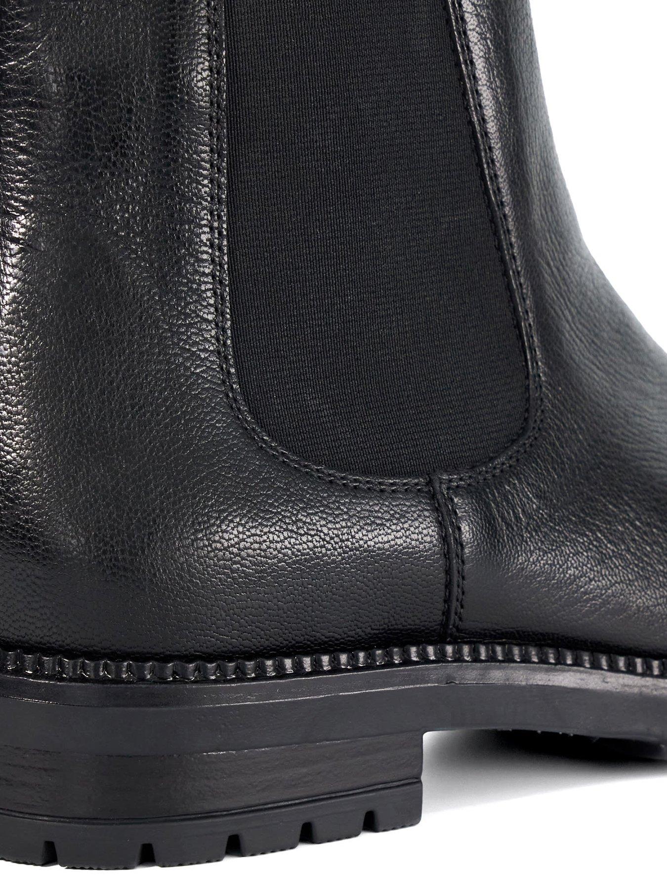 Image 6 of 6 of Dune London Poema Chelsea Boots - Black