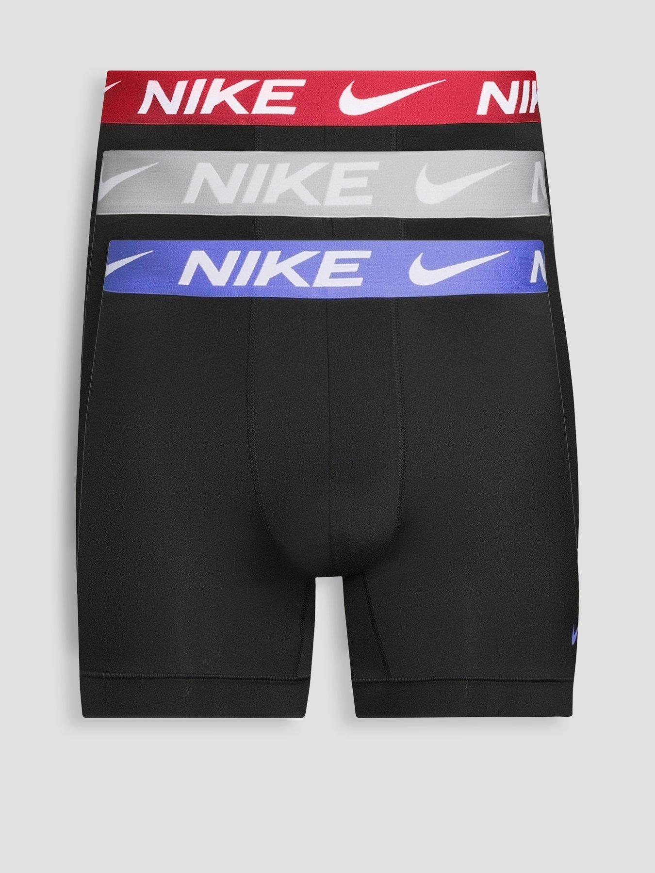 Nike Micro 3 Pack Boxer Brief - Black/Multi