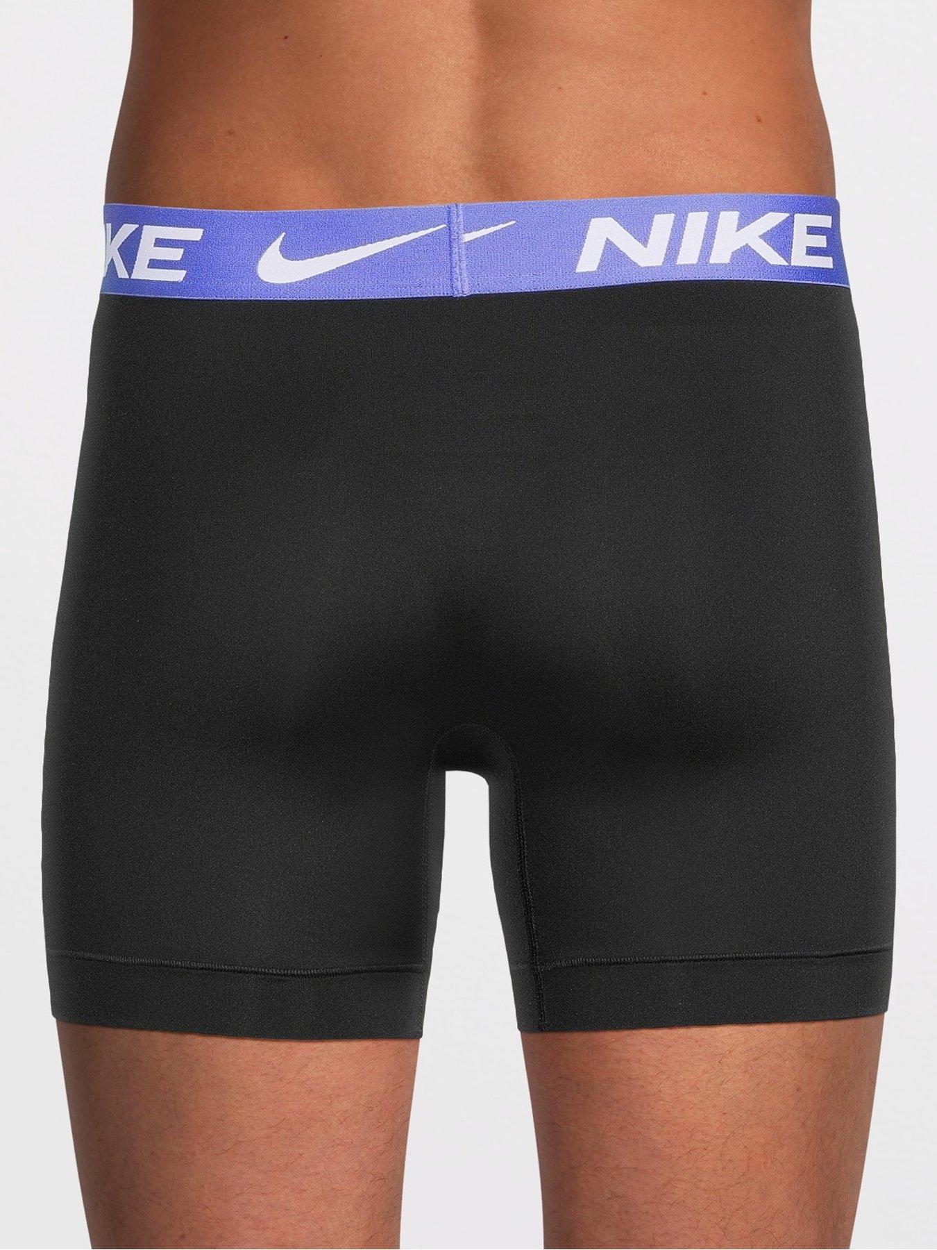Image 3 of 4 of Nike Micro 3 Pack Boxer Brief - Black/Multi