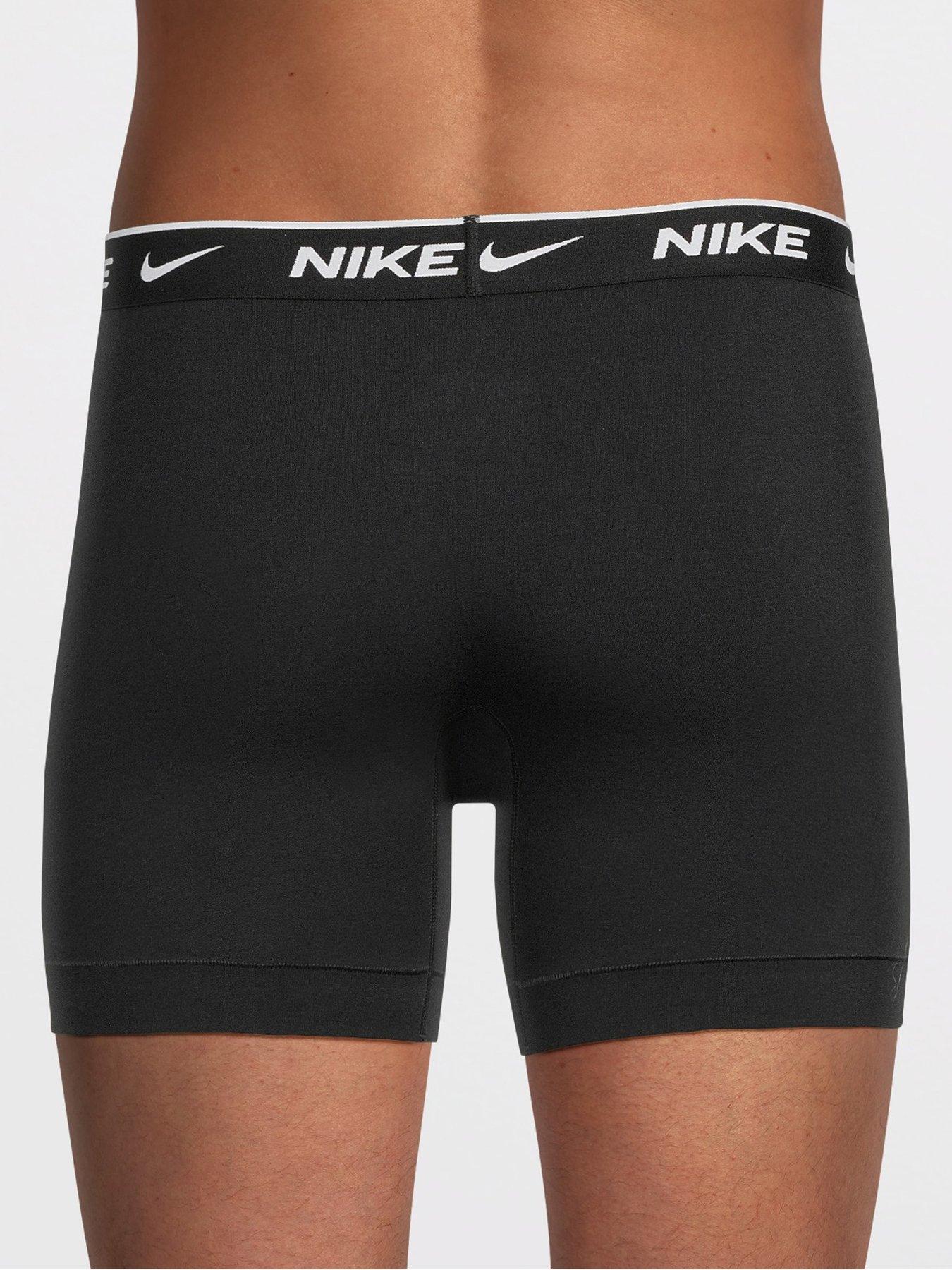 Image 3 of 4 of Nike Cotton Stretch 5 Pack Boxer Brief - Black
