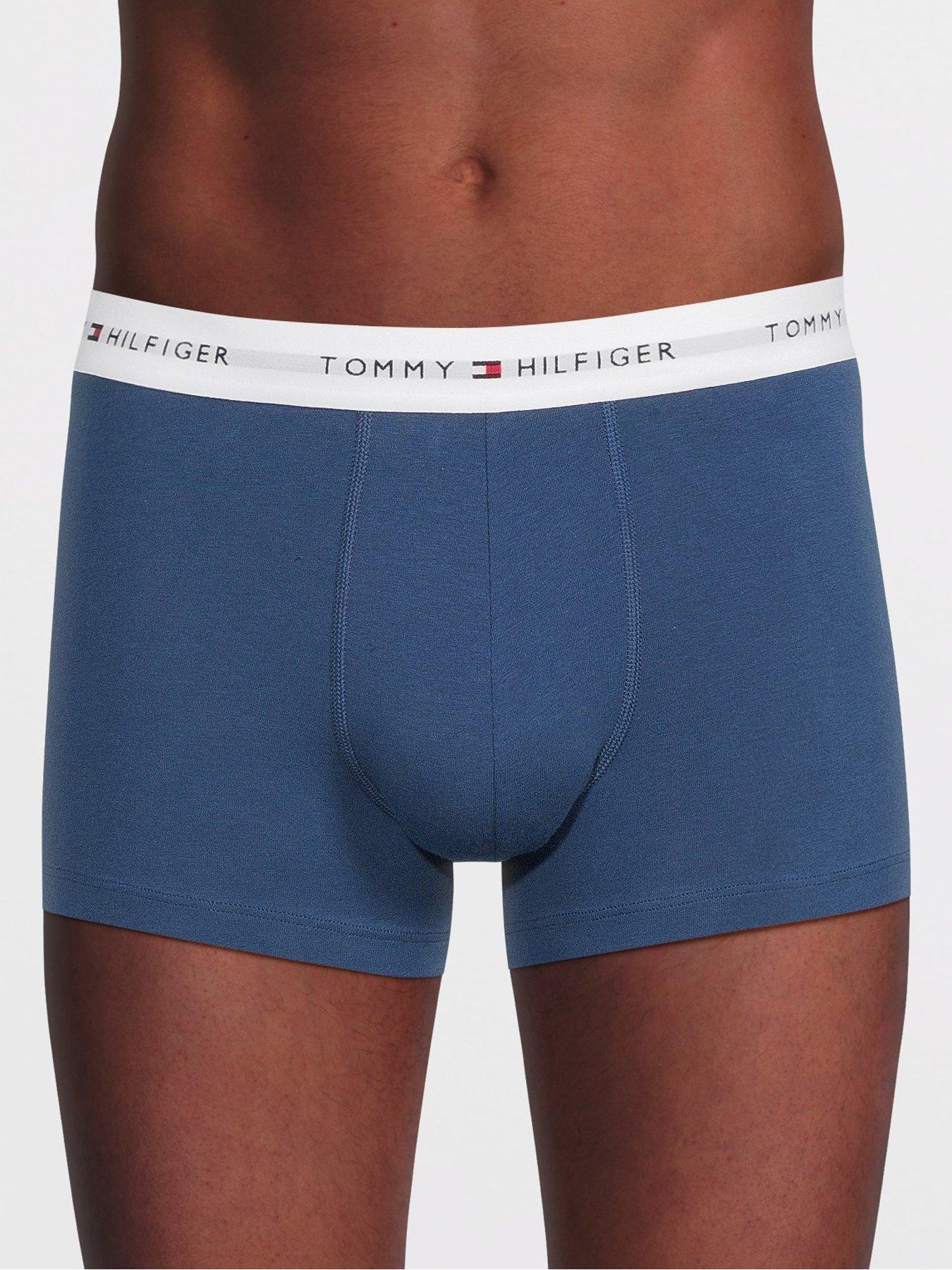  image of tommy-hilfiger-7-pack-signature-cotton-essential-trunks-assorted