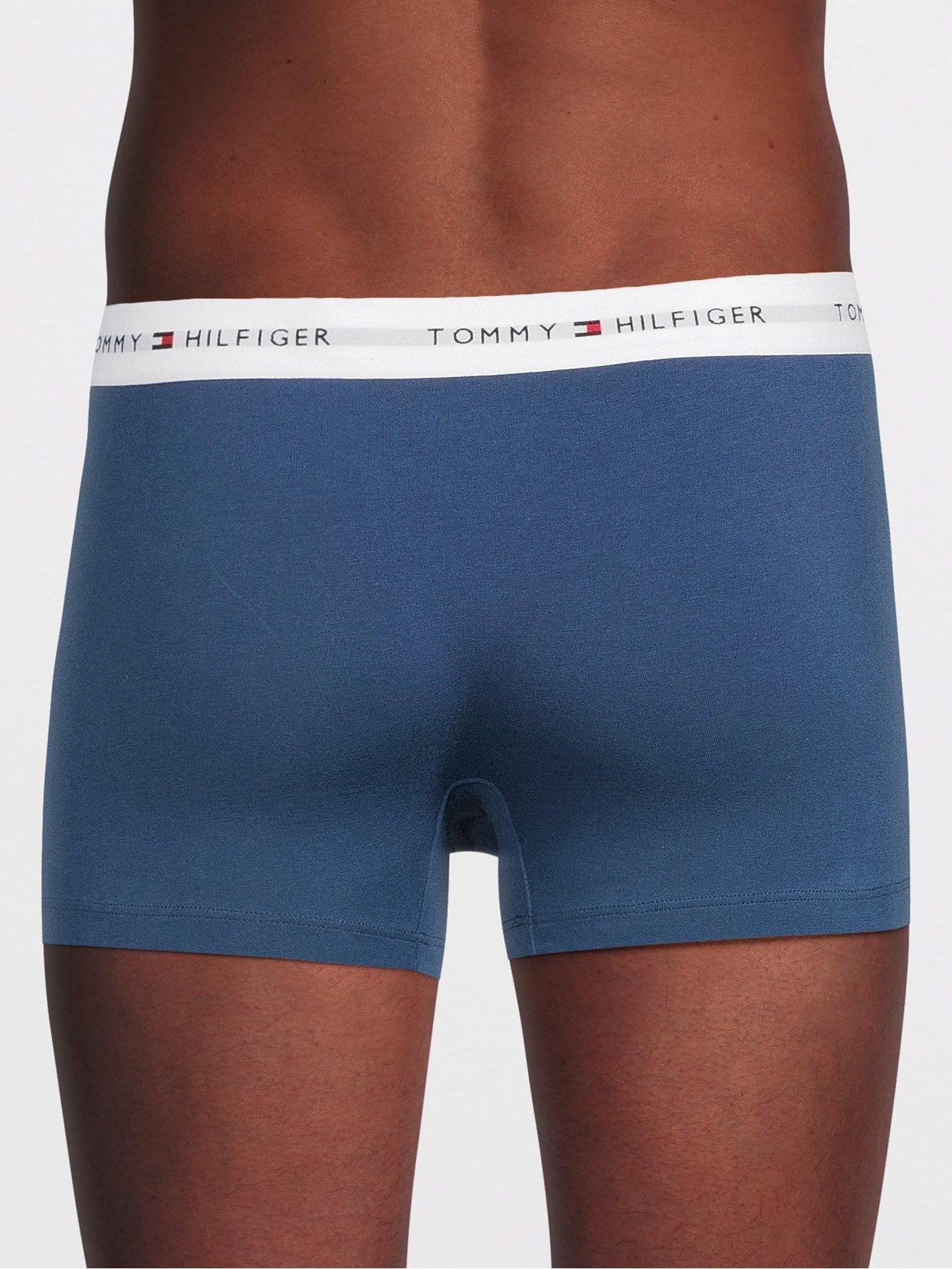  image of tommy-hilfiger-7-pack-signature-cotton-essential-trunks-assorted