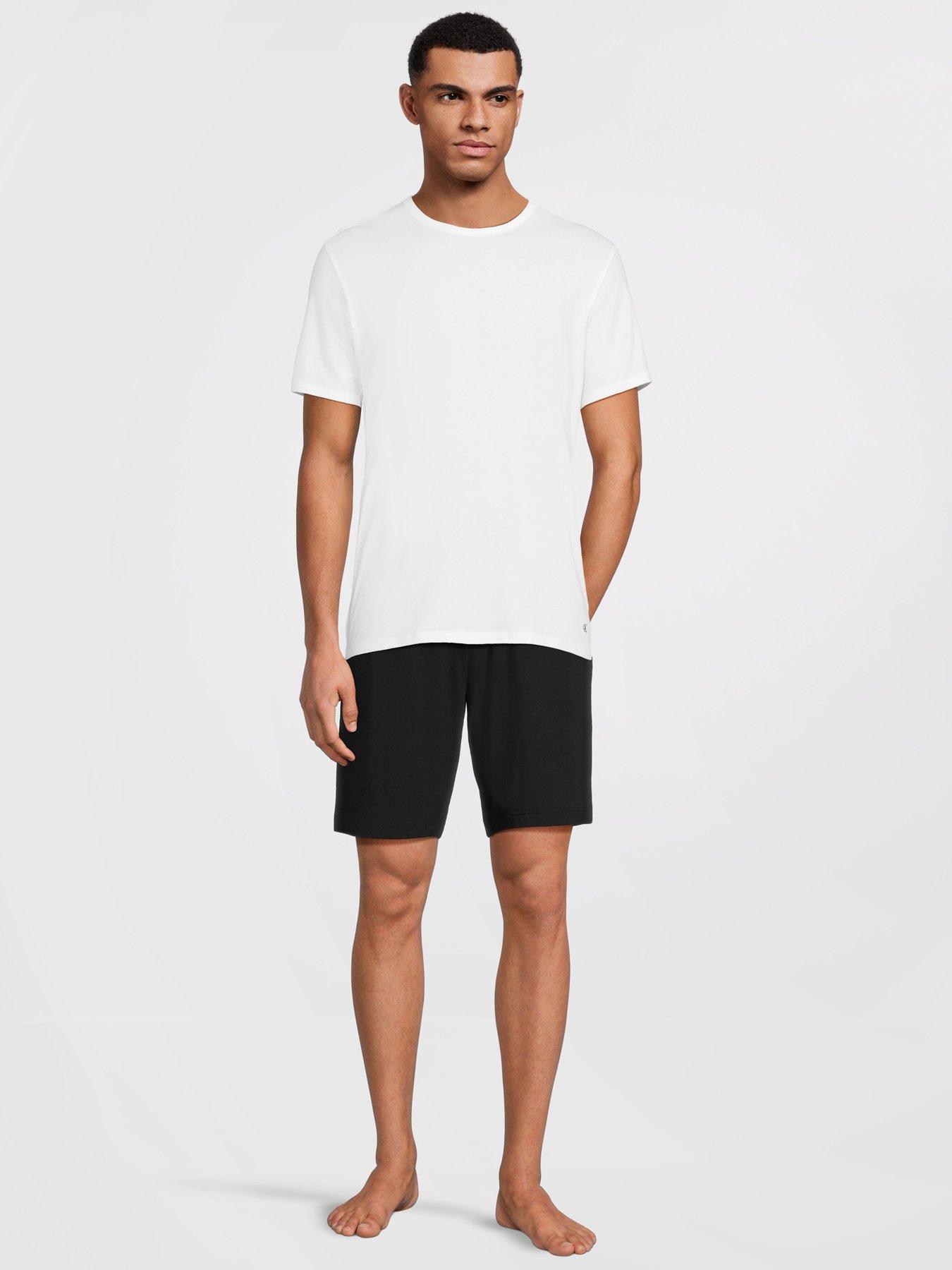  image of calvin-klein-loungewear-3-pack-microfibre-t-shirts-assorted