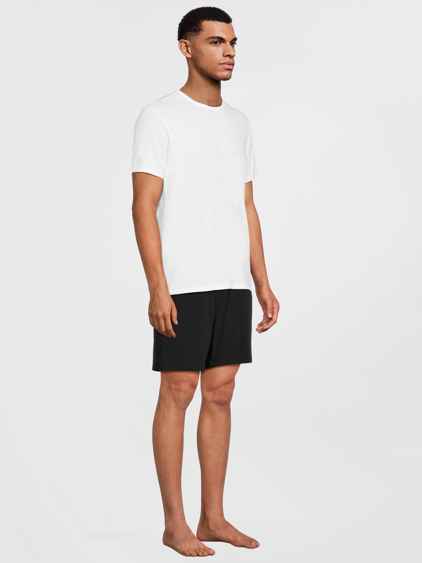  image of calvin-klein-loungewear-3-pack-microfibre-t-shirts-assorted
