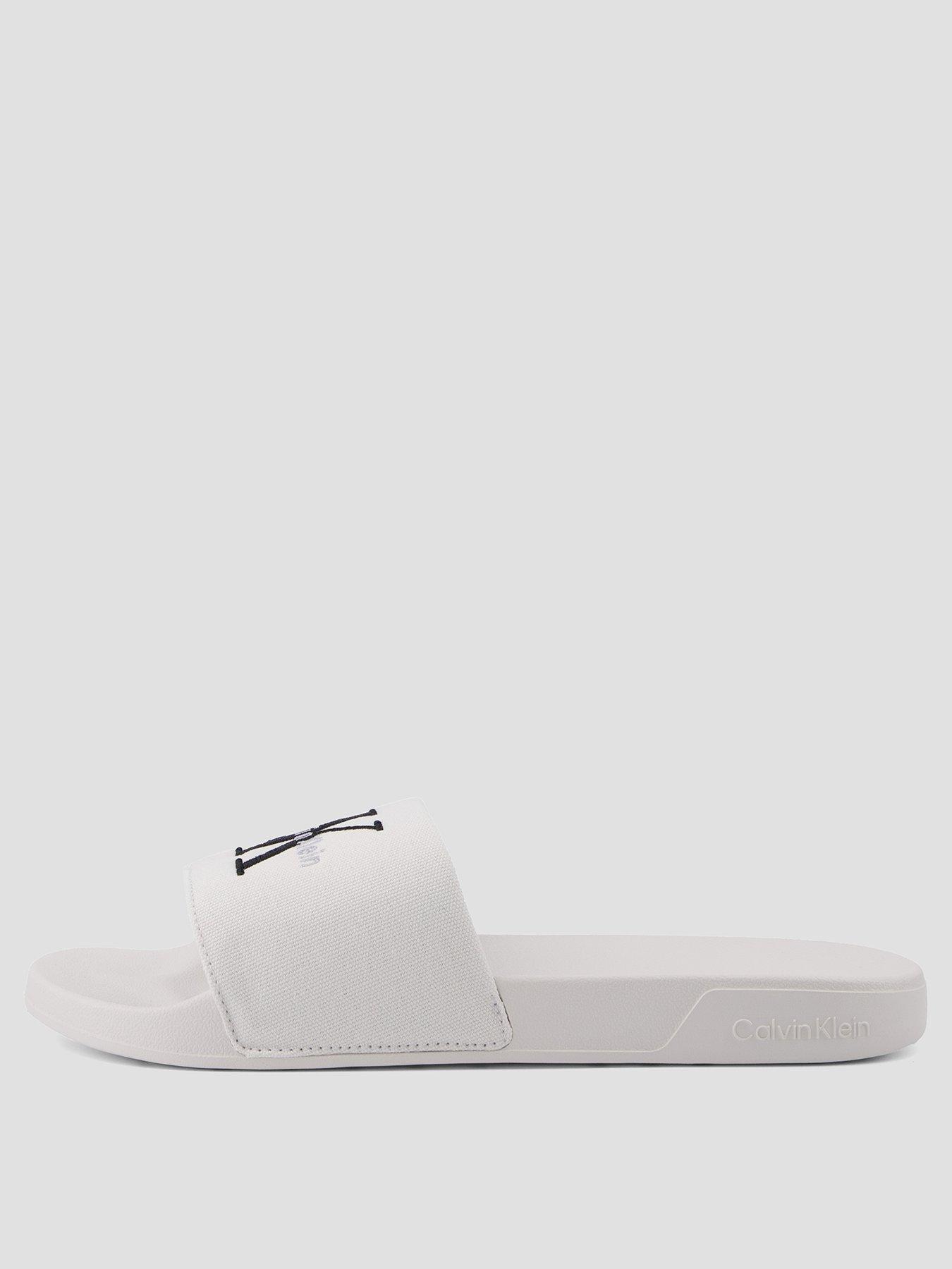 stillFront image of calvin-klein-essential-slider-white