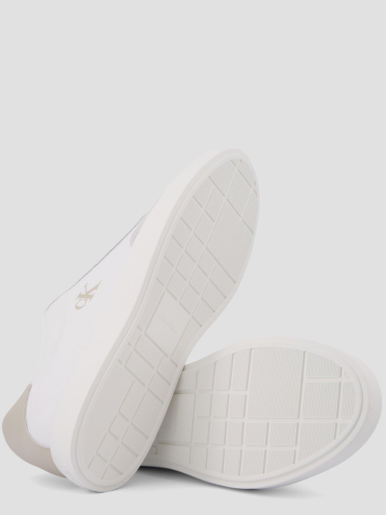  image of calvin-klein-low-profile-cupsole-trainers-white