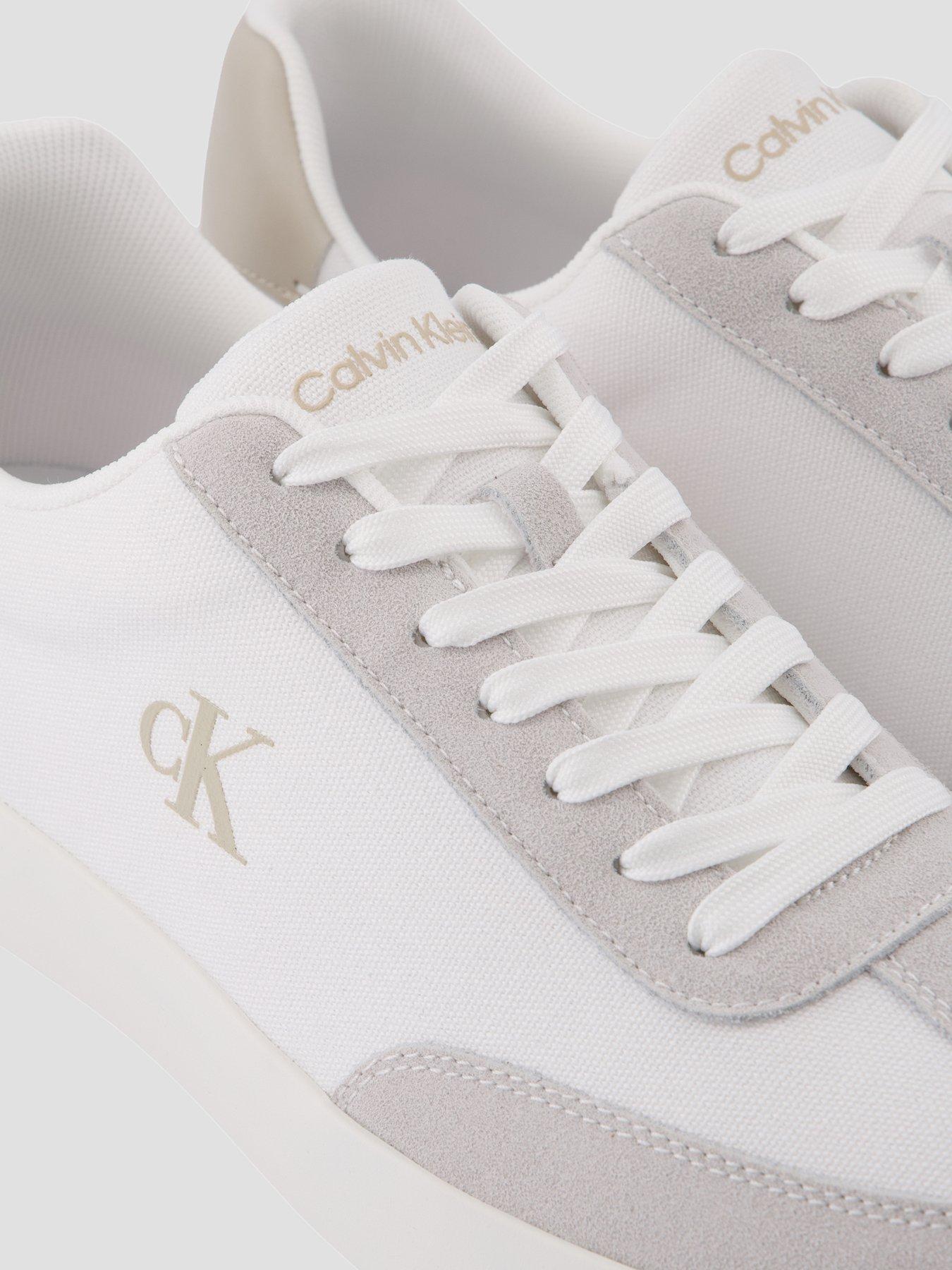  image of calvin-klein-low-profile-cupsole-trainers-white