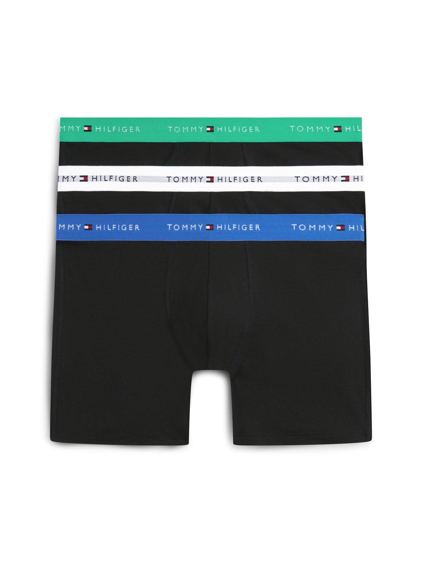 Tommy Hilfiger 3 Pack Signature Essential Boxer Brief - Black