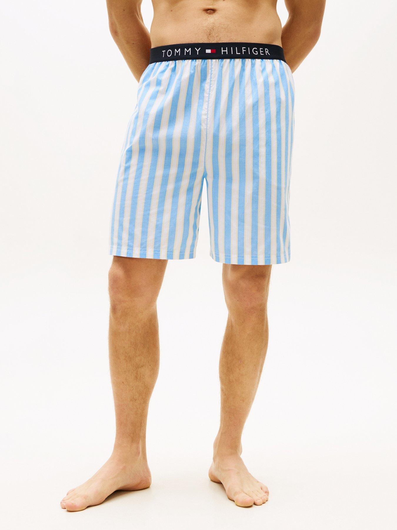 Tommy Hilfiger Tommy Hilfiger Relaxed Woven Striped Pyjama Bottom - Light Blue