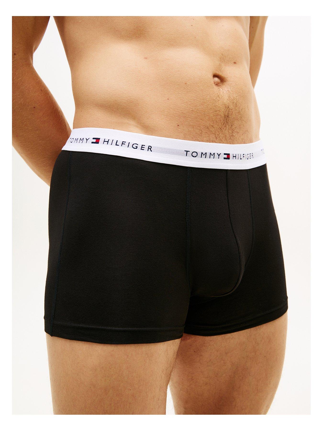 Image 2 of 5 of Tommy Hilfiger 3 Pack Signature Cotton Essentials Trunks - Assorted