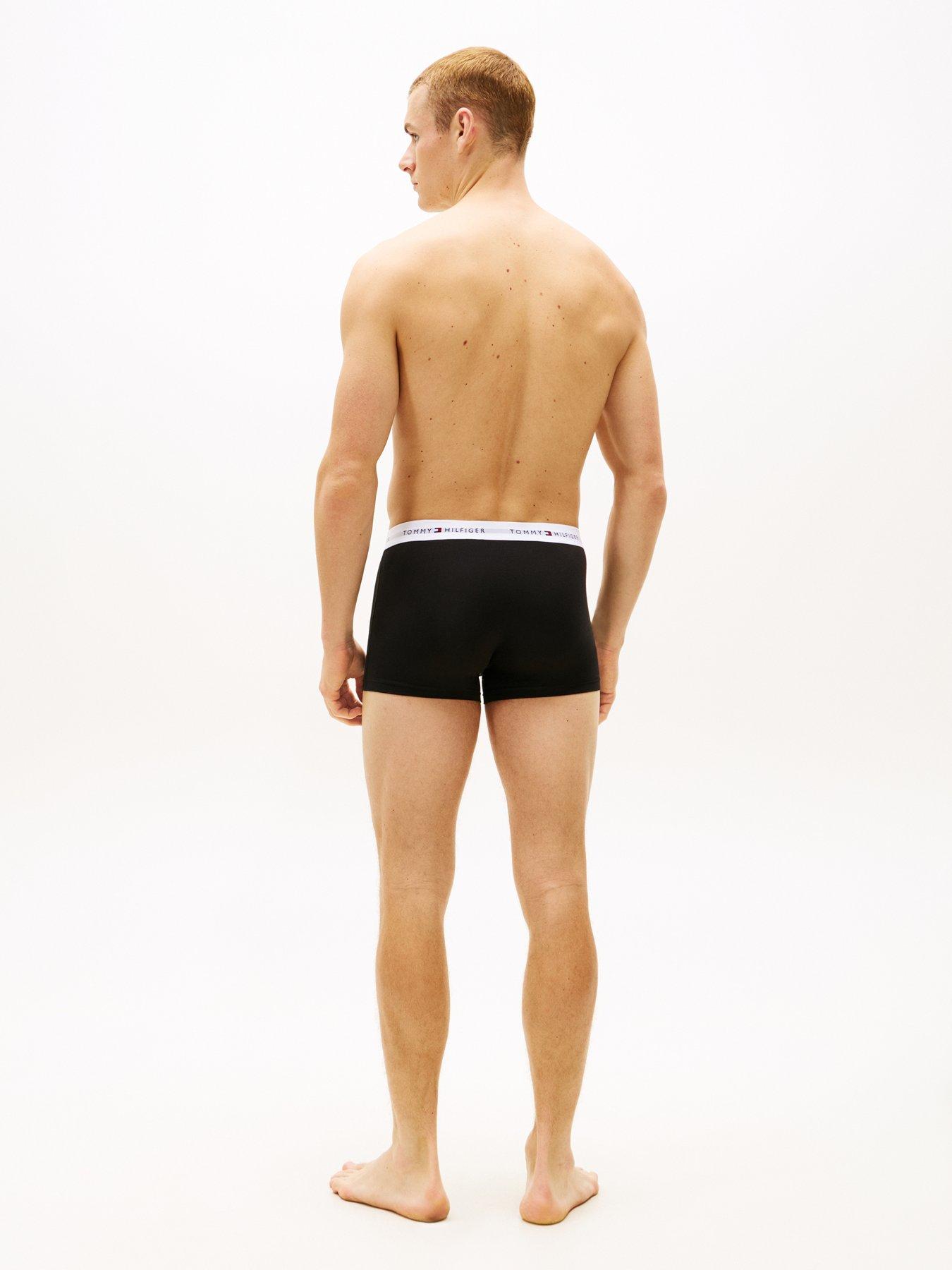 Image 3 of 5 of Tommy Hilfiger 3 Pack Signature Cotton Essentials Trunks - Assorted