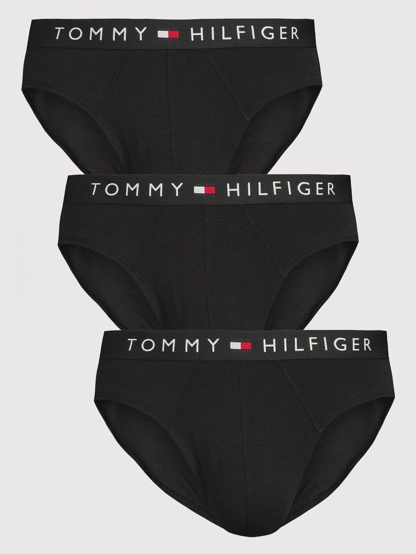 Image 1 of 4 of Tommy Hilfiger 3 Pack Everyday Essentials Briefs - Black