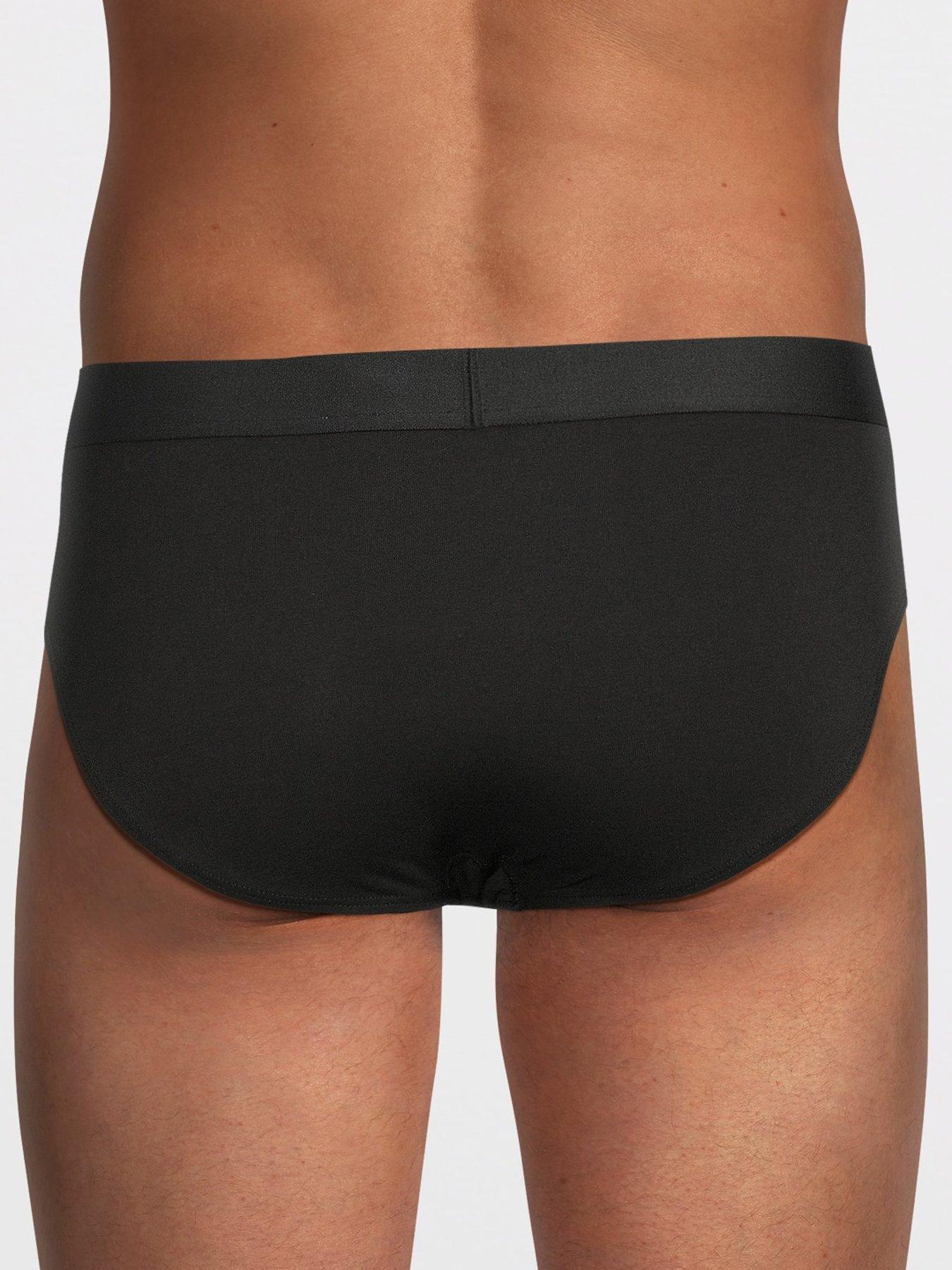 Image 3 of 4 of Tommy Hilfiger 3 Pack Everyday Essentials Briefs - Black