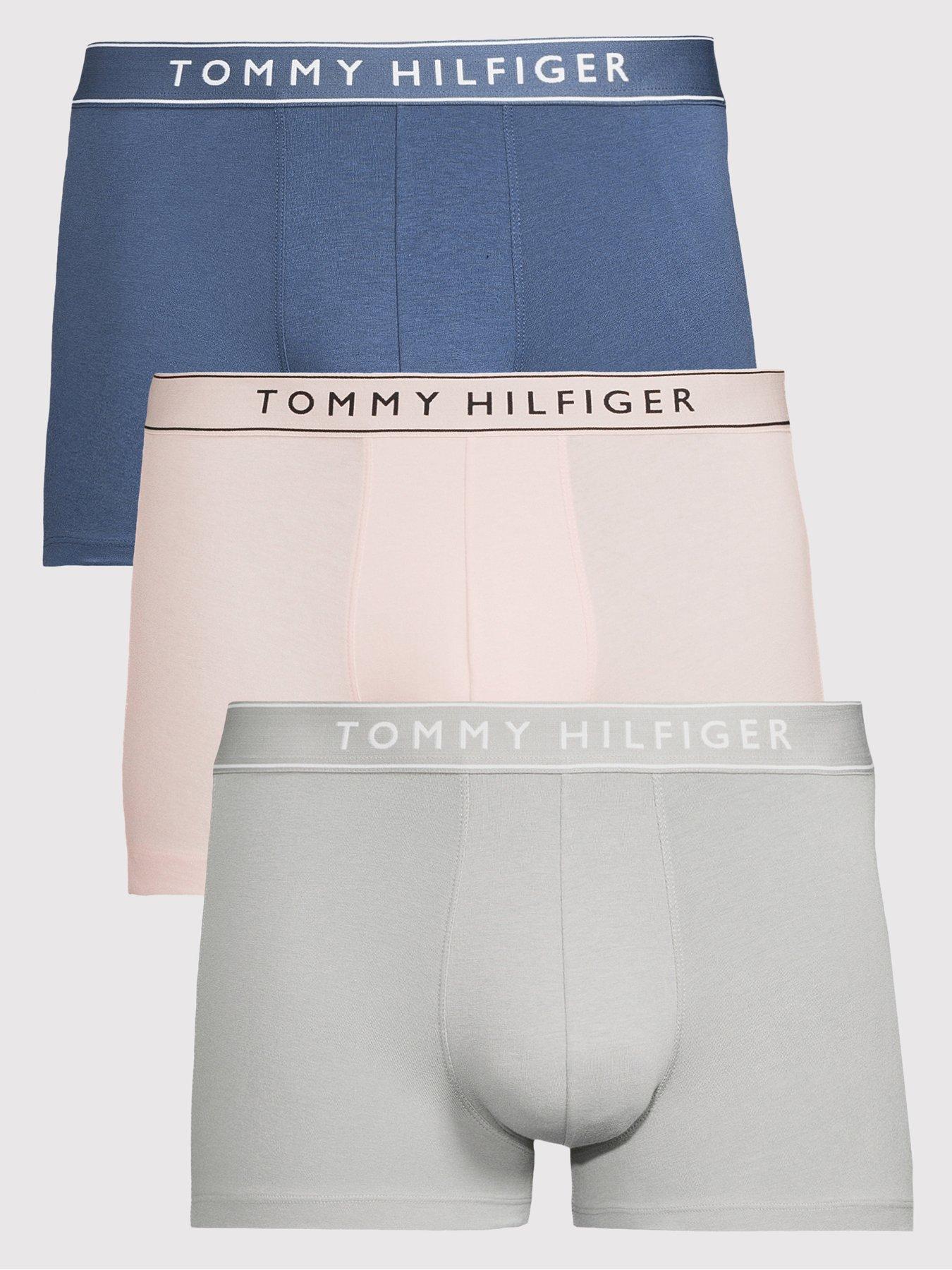 front image of tommy-hilfiger-3-pack-everyday-essentials-trunks-assorted