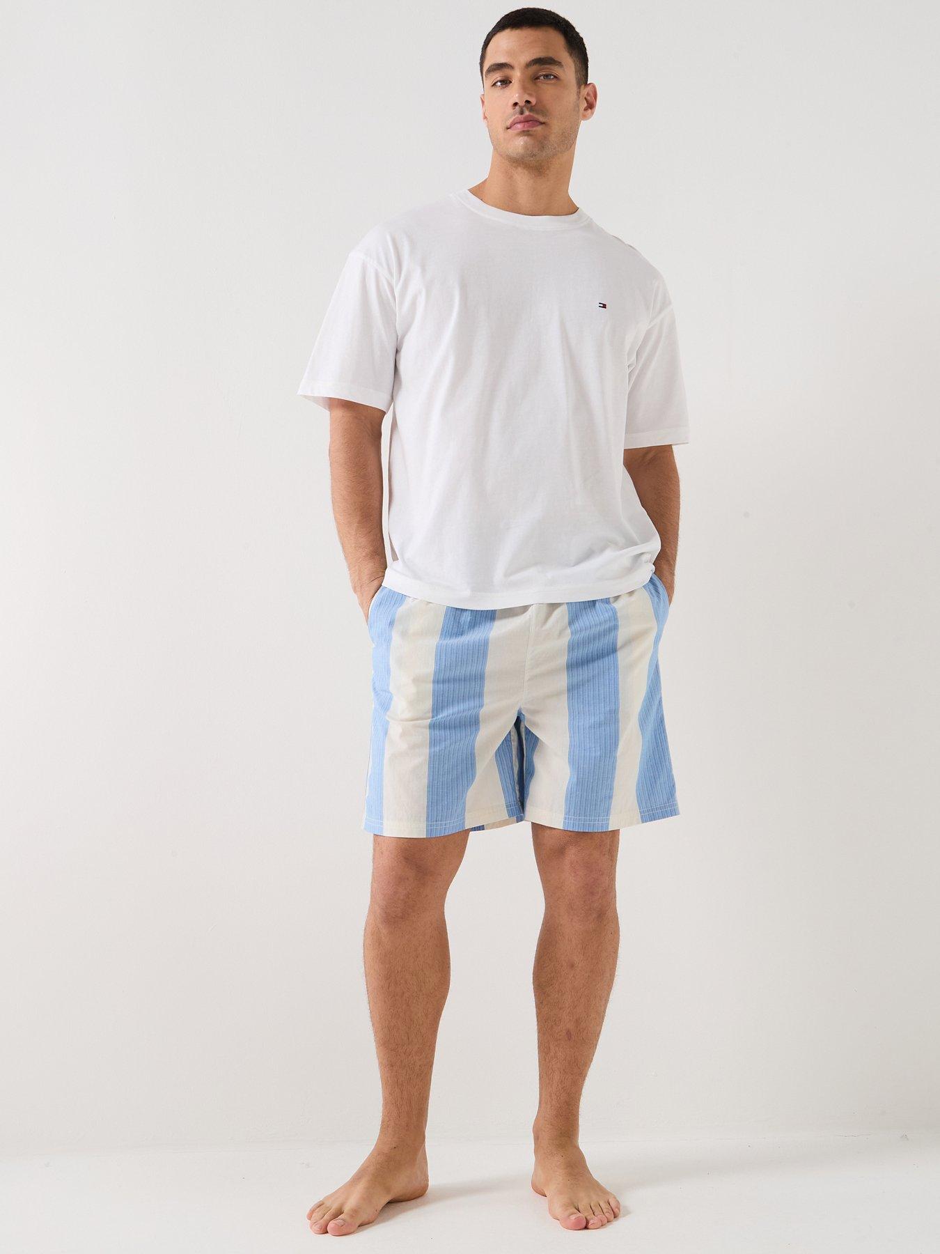 Tommy Hilfiger Woven Short Print Pyjama Set - White