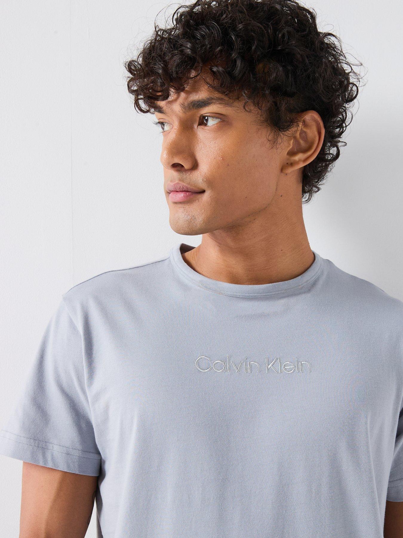 Image 5 of 6 of Calvin Klein Loungewear Cotton Stretch Pyjama Set - Grey