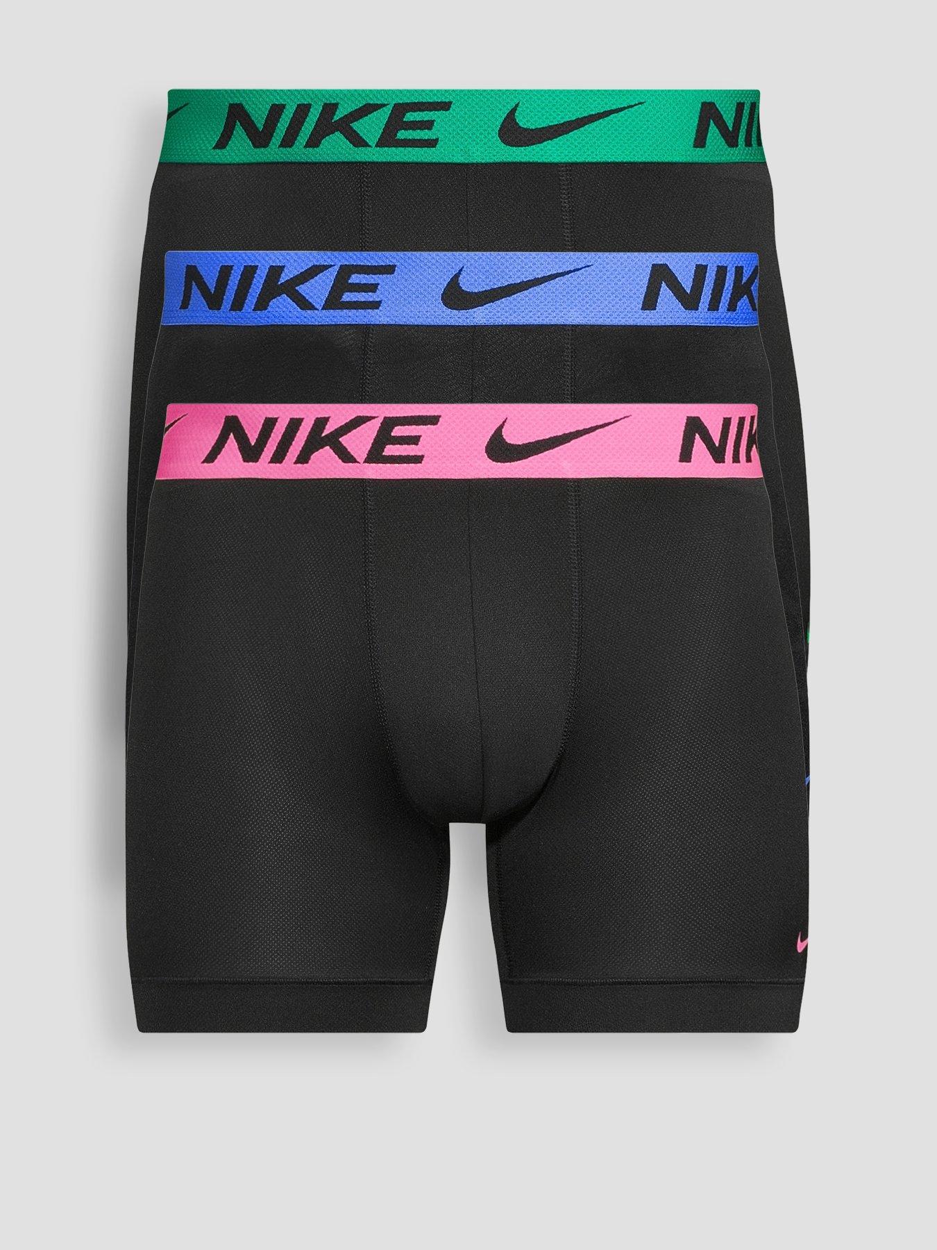 Nike Micro 3 Pack Boxer Brief - Black/Multi