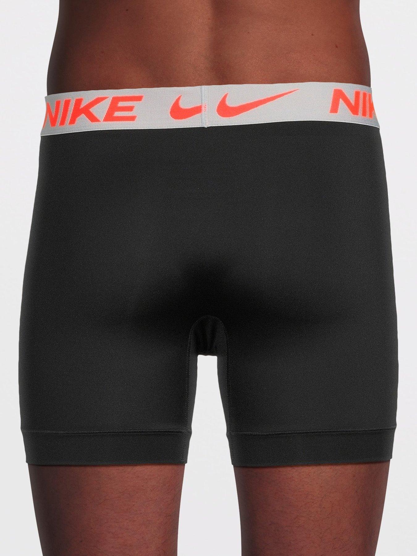 Image 3 of 3 of Nike Micro 3 Pack Boxer Brief - Black/Multi