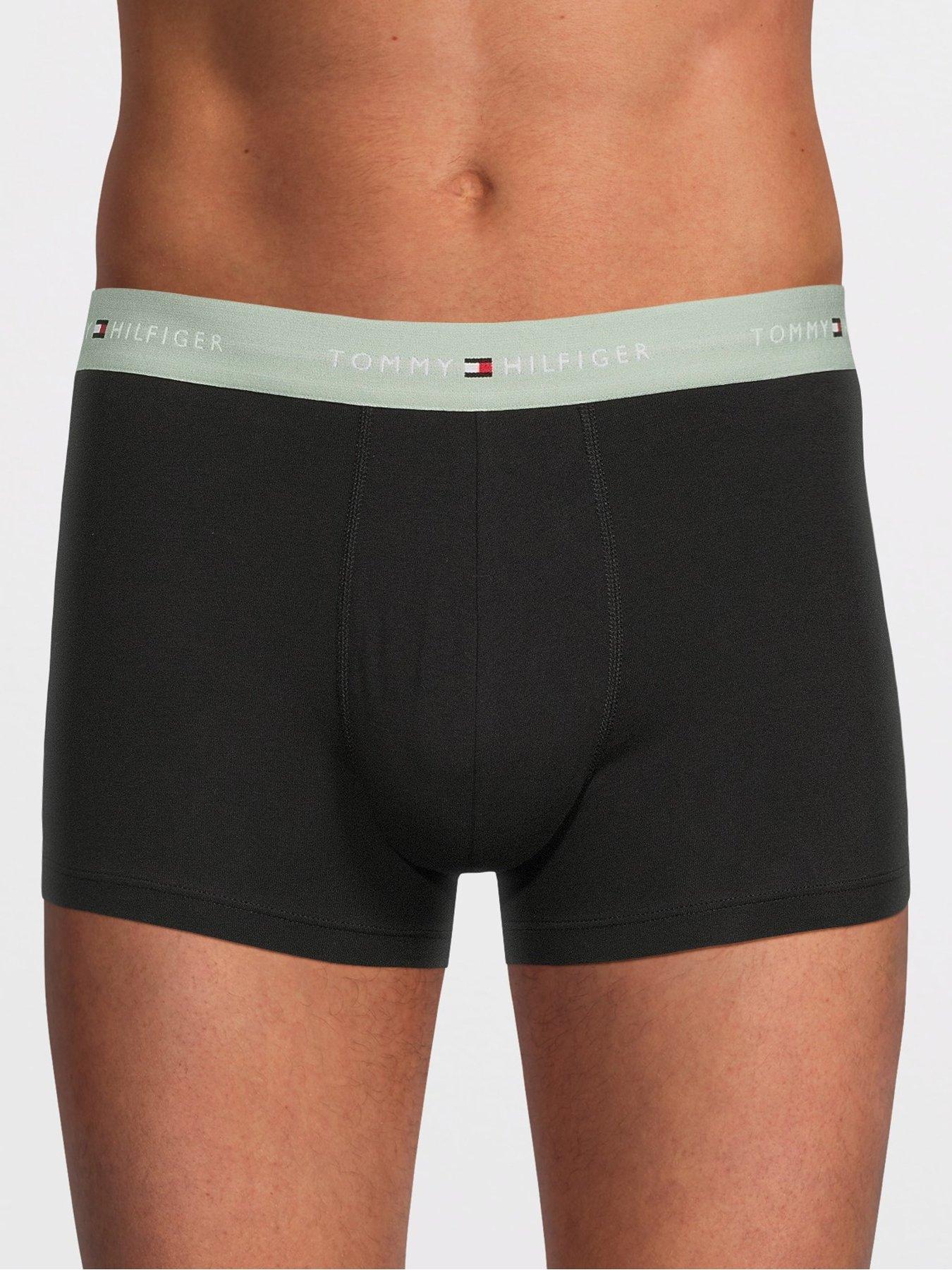  image of tommy-hilfiger-3-pack-signature-cotton-essentials-trunks-assorted