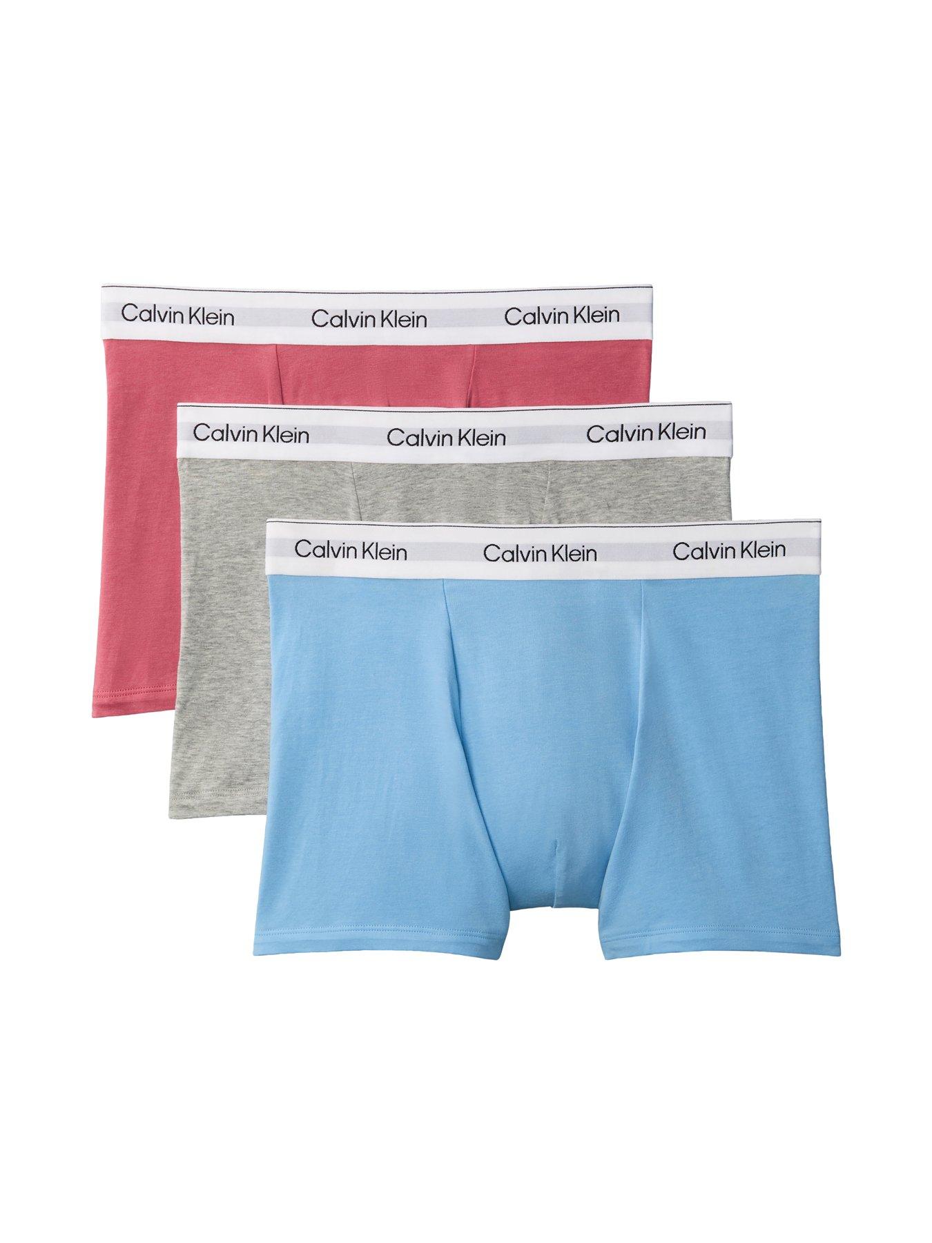 Calvin Klein Underwear Icon Cotton Stretch 3 Pack Relaxed Trunks - Assorted