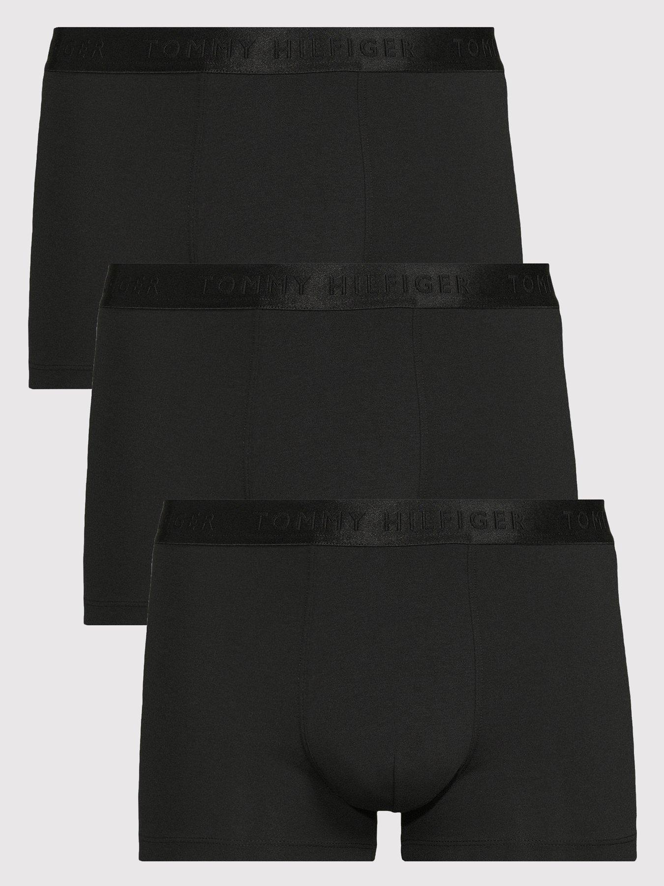 Image 1 of 4 of Tommy Hilfiger 3 Pck Everyday Luxe Model Trunks - Black