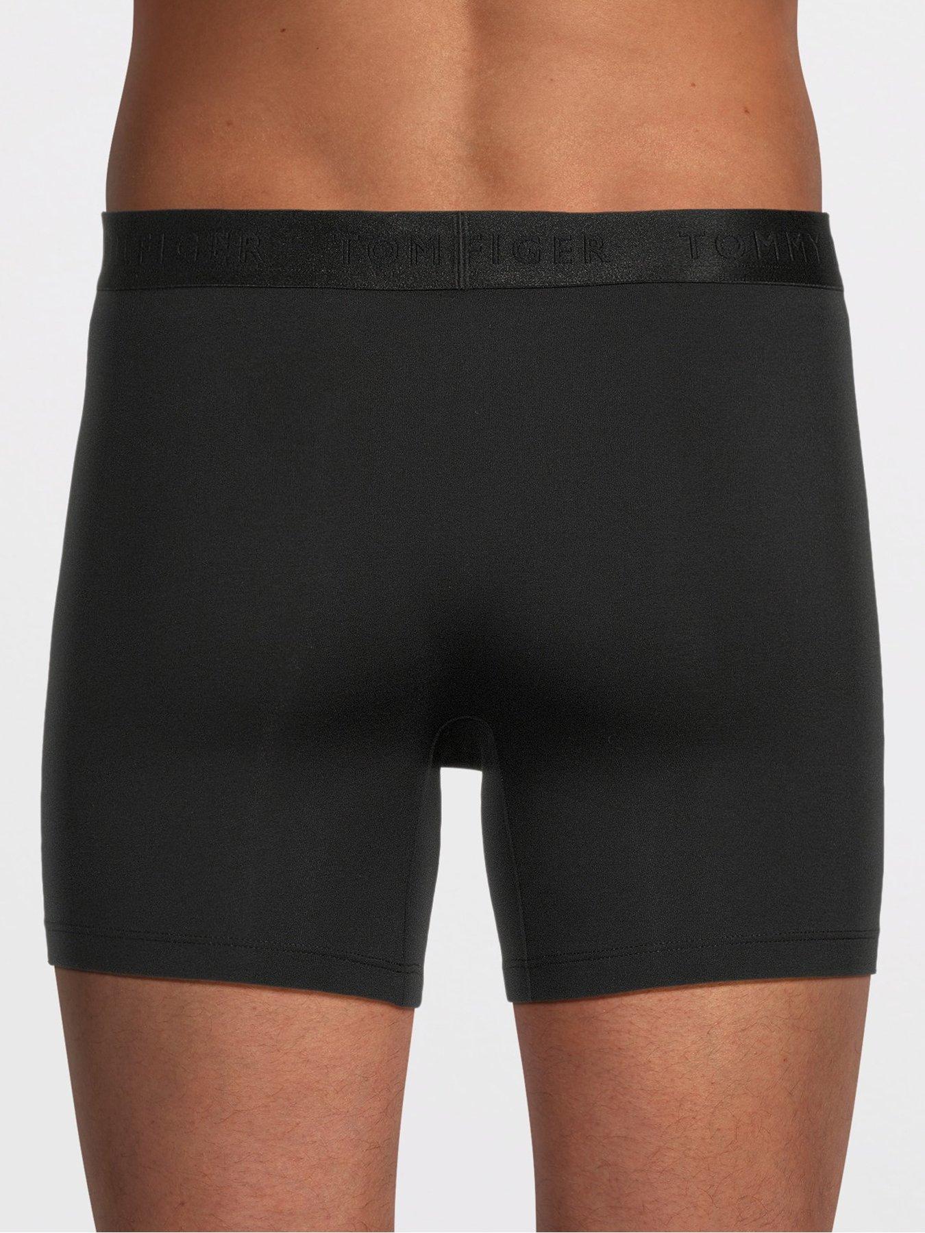 Image 3 of 4 of Tommy Hilfiger 3 Pck Everyday Luxe Model Boxer Briefs - Black