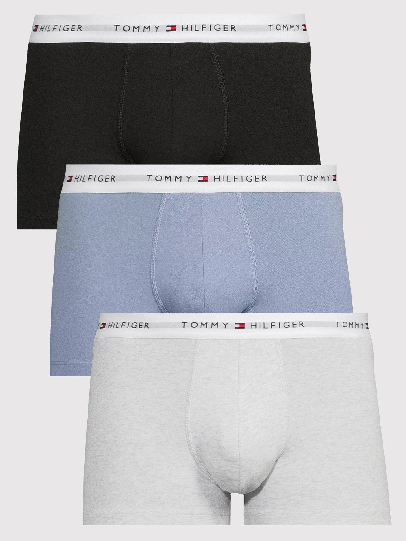 front image of tommy-hilfiger-3-pack-signature-essential-trunks-assorted
