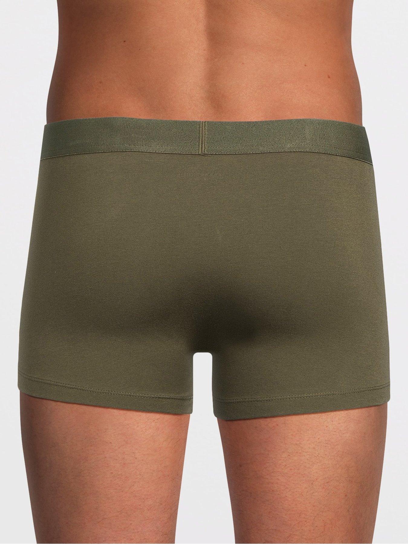 Image 3 of 3 of Tommy Hilfiger 3 Pack Heritage Tonal Flag Trunks - Assorted