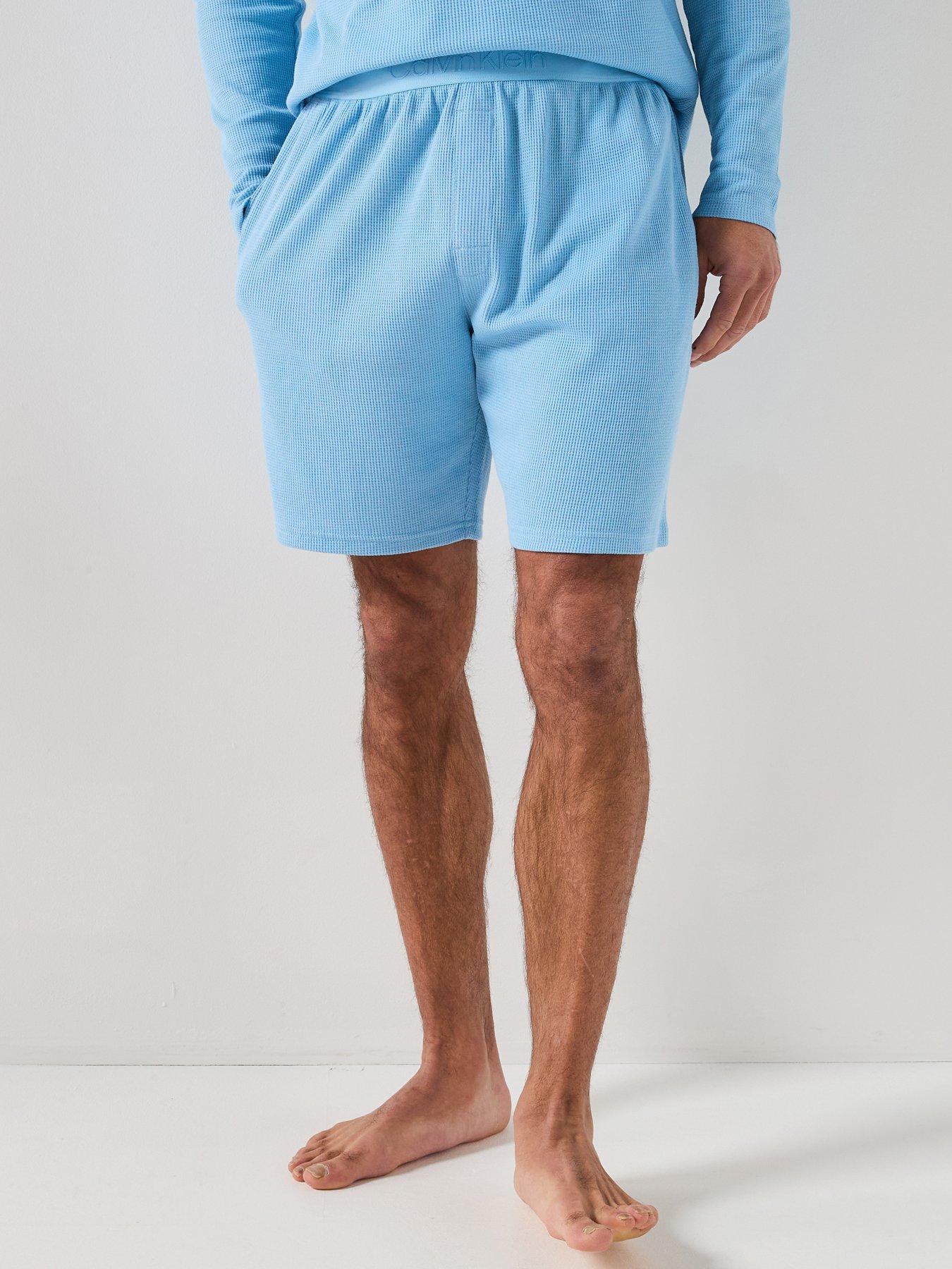 Calvin Klein Loungewear Waffle Shorts - Blue