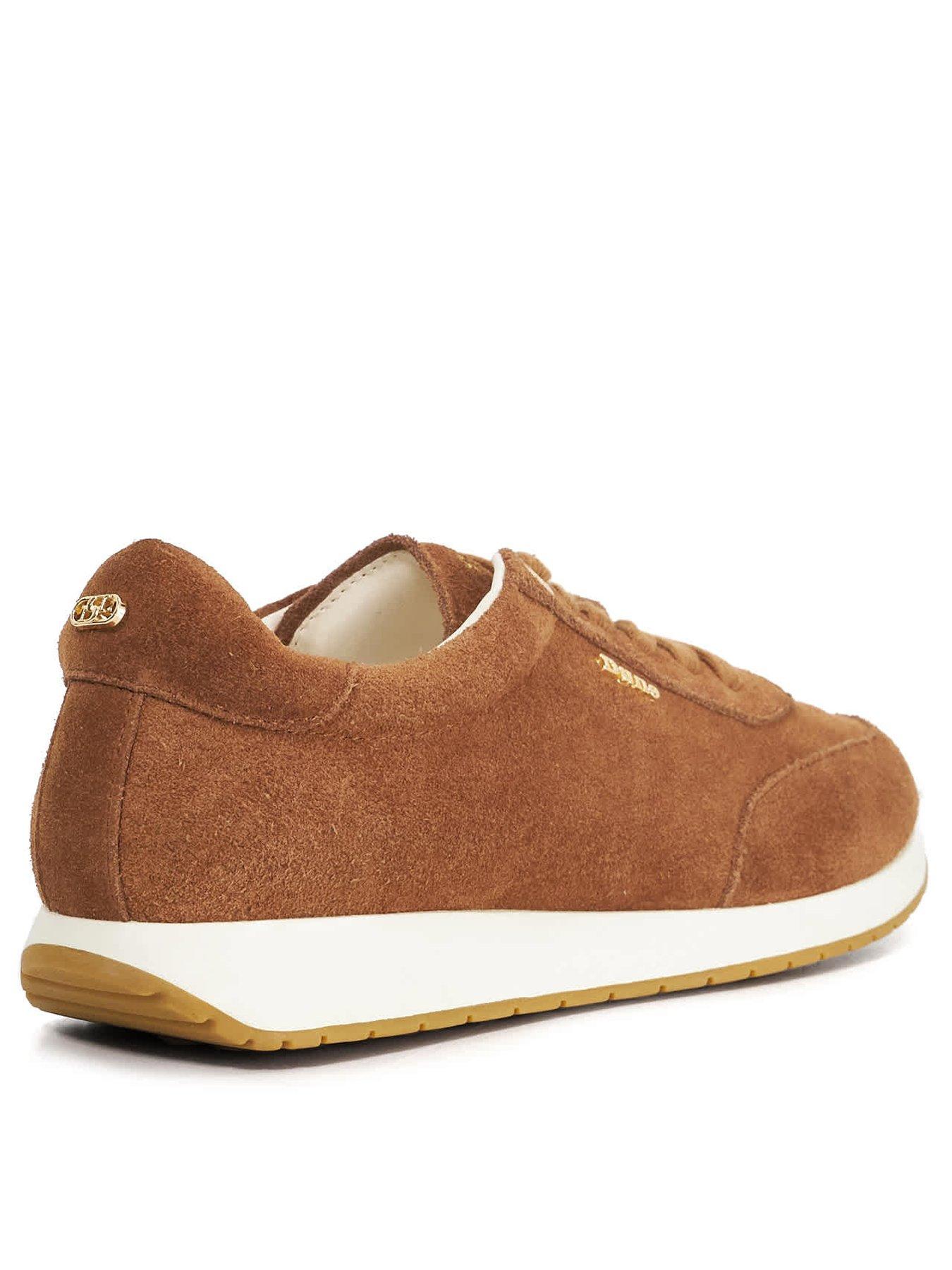  image of dune-london-ettah-slim-sole-runner-brown