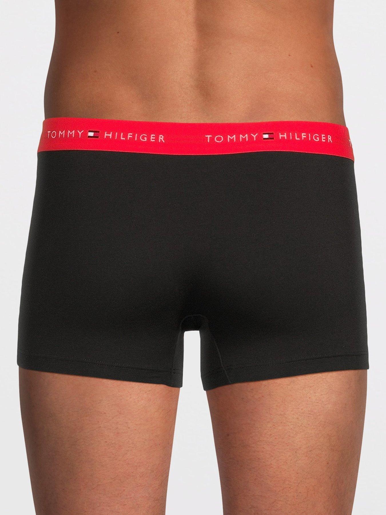 Image 3 of 4 of Tommy Hilfiger 7 Pack Signature Cotton Essentials Trunks - Black