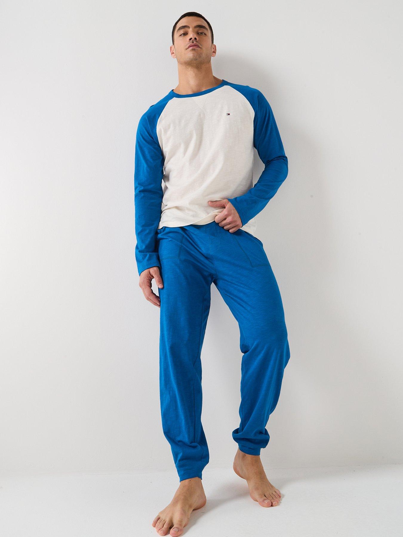 Tommy Hilfiger Raglan Pyjama Set - Blue