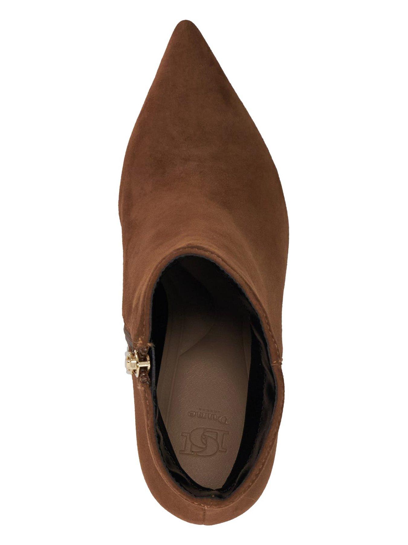 Image 5 of 6 of Dune London Obsessively Point Heel Boots - Brown