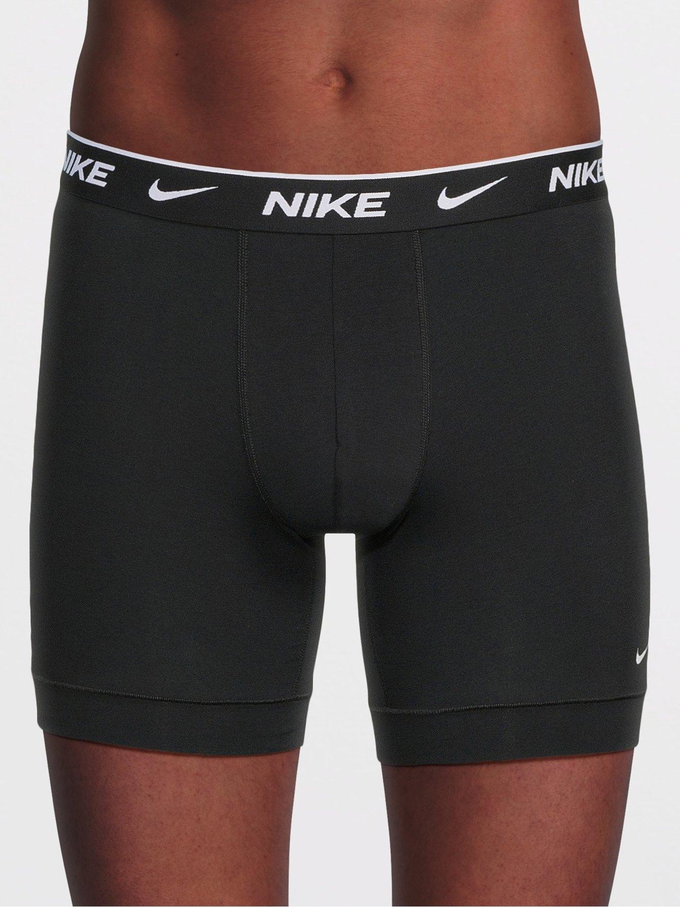 stillFront image of nike-cotton-stretch-3-pack-boxer-brief-black