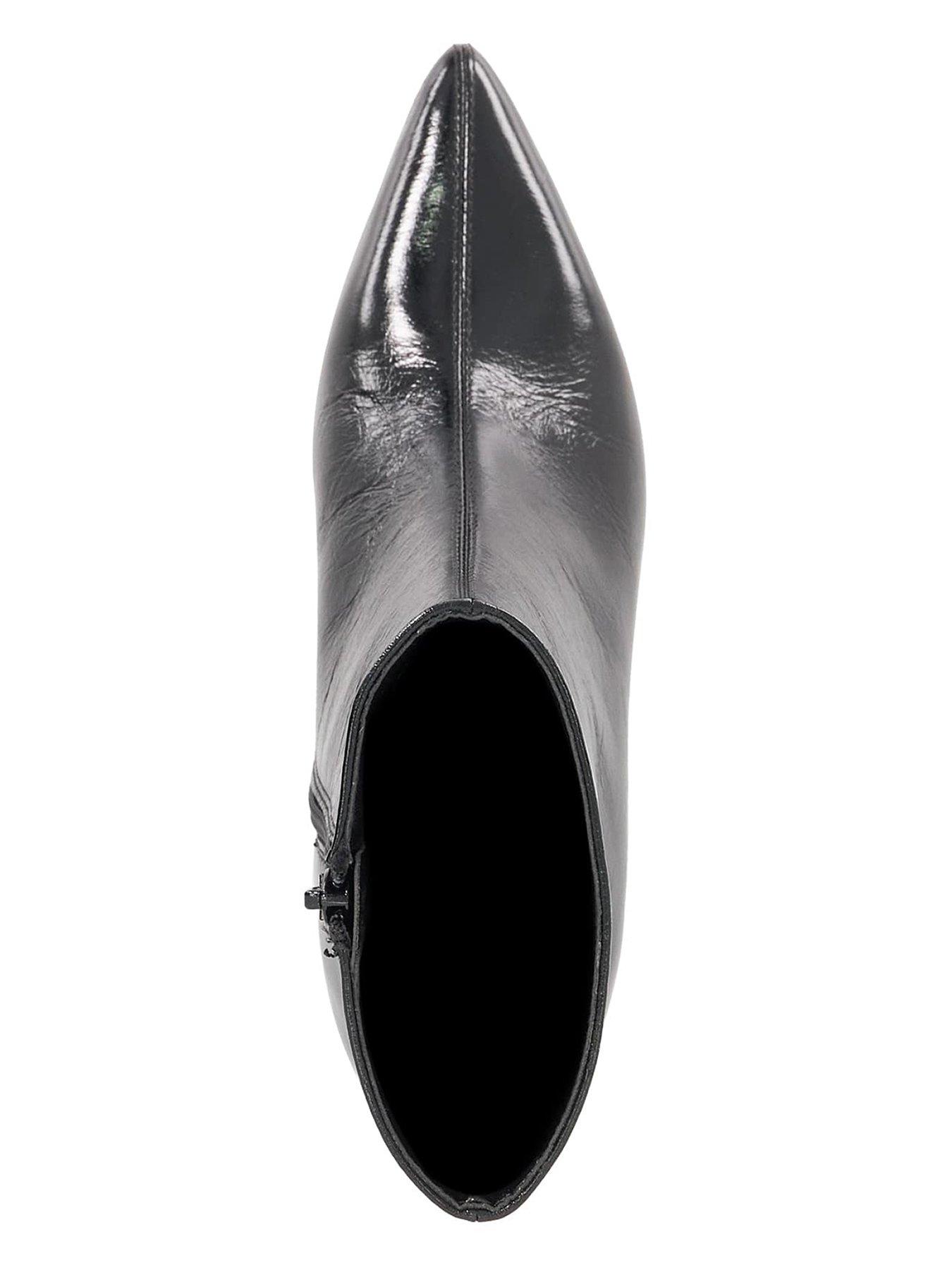 Image 5 of 6 of Dune London Pami Pointed Toe Block Ankle Boot - Black