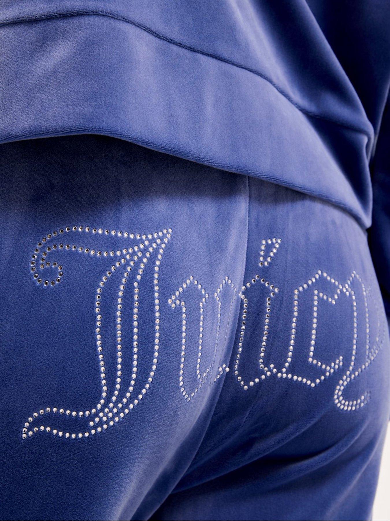 Image 4 of 6 of Juicy Couture Tina Outline Trackpants - Grey/blue