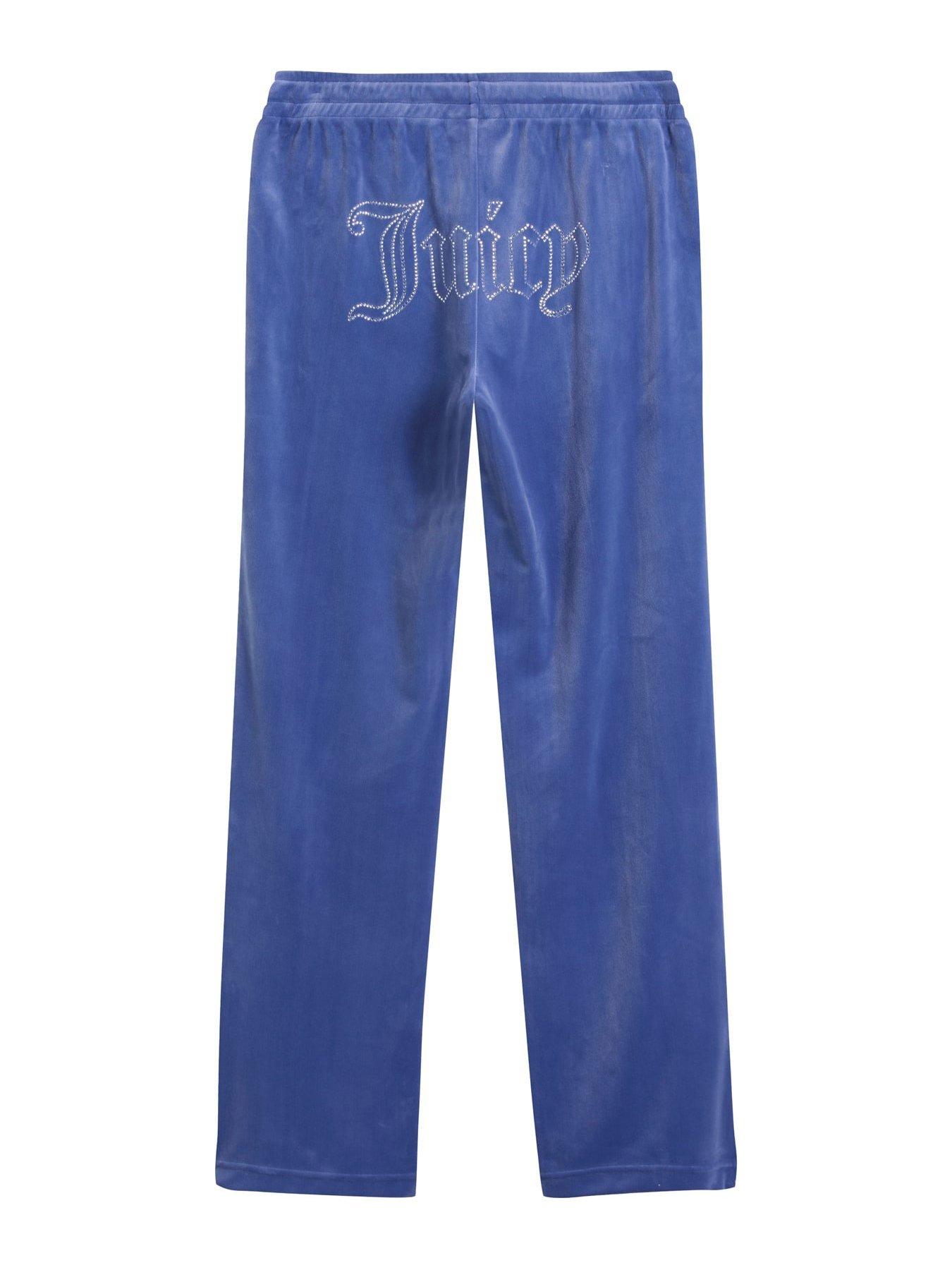 Image 6 of 6 of Juicy Couture Tina Outline Trackpants - Grey/blue